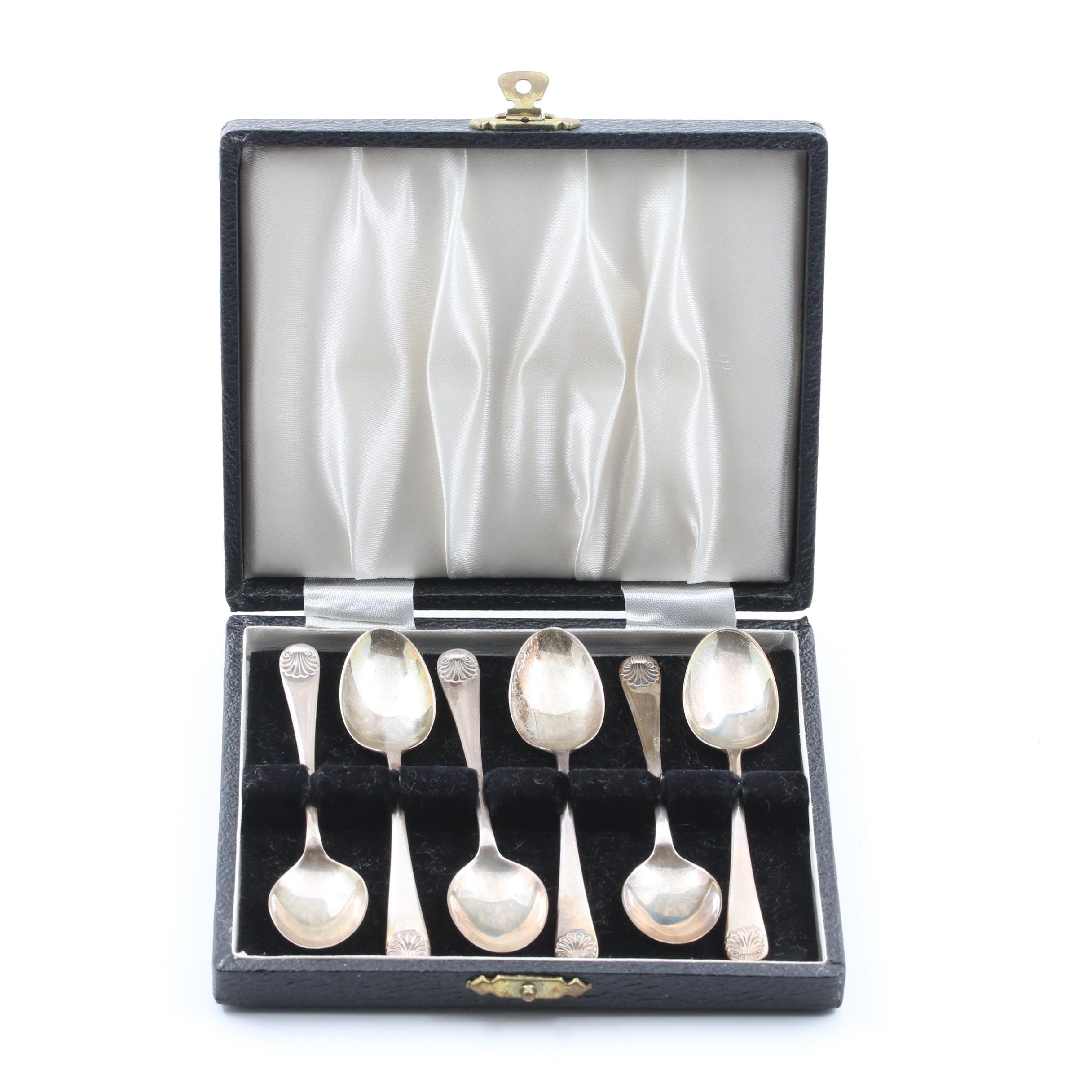 Vintage Cooper Brothers & Sons Ltd. Sterling Silver Demitasse Spoons