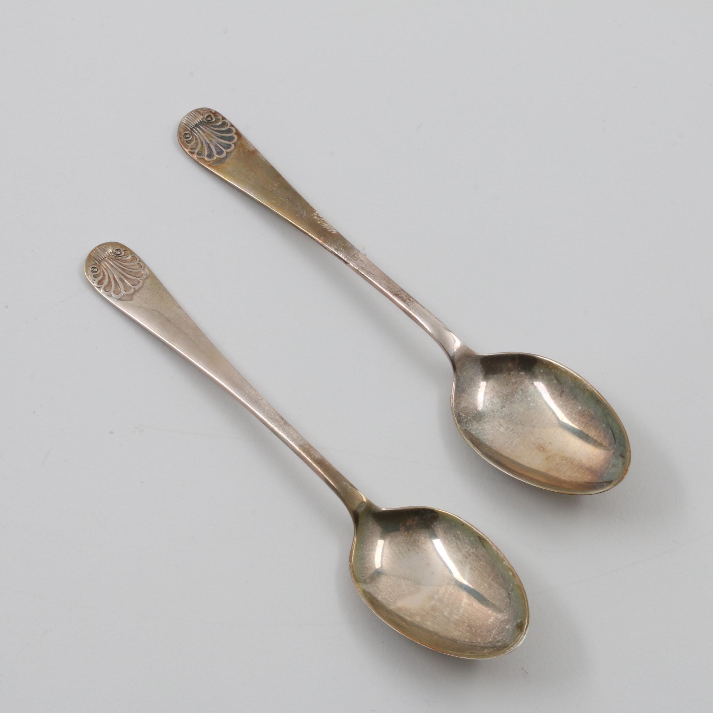 Vintage Cooper Brothers & Sons Ltd. Sterling Silver Demitasse Spoons