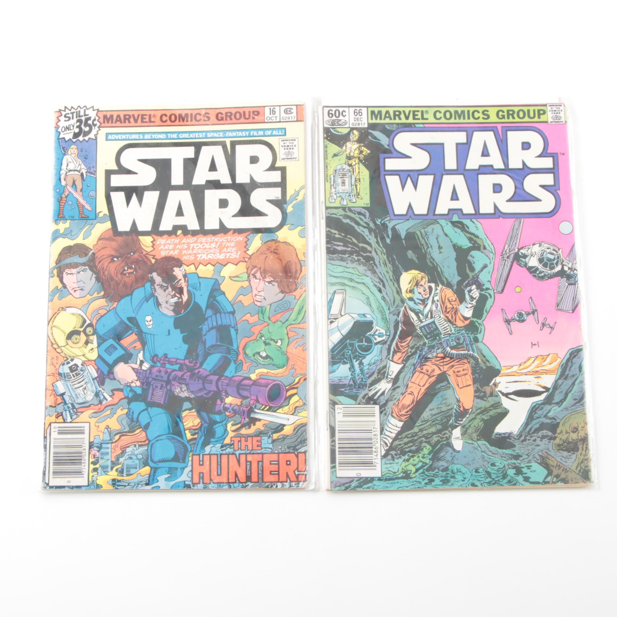 Original Marvel Series "Star Wars" Comics and Dark Horse Issue