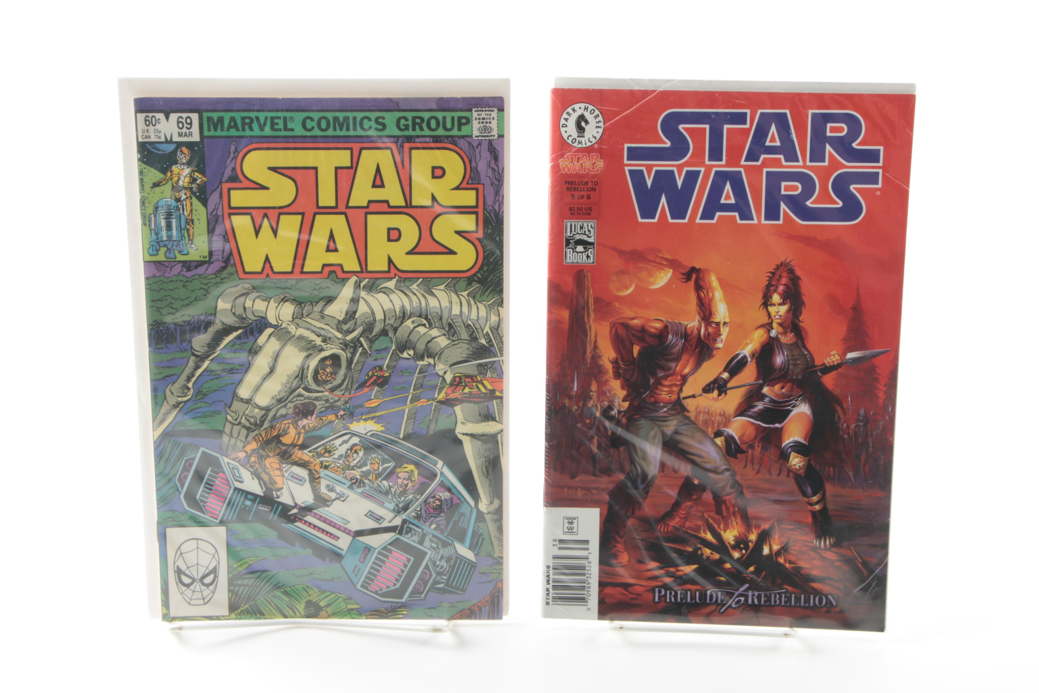 Original Marvel Series "Star Wars" Comics and Dark Horse Issue