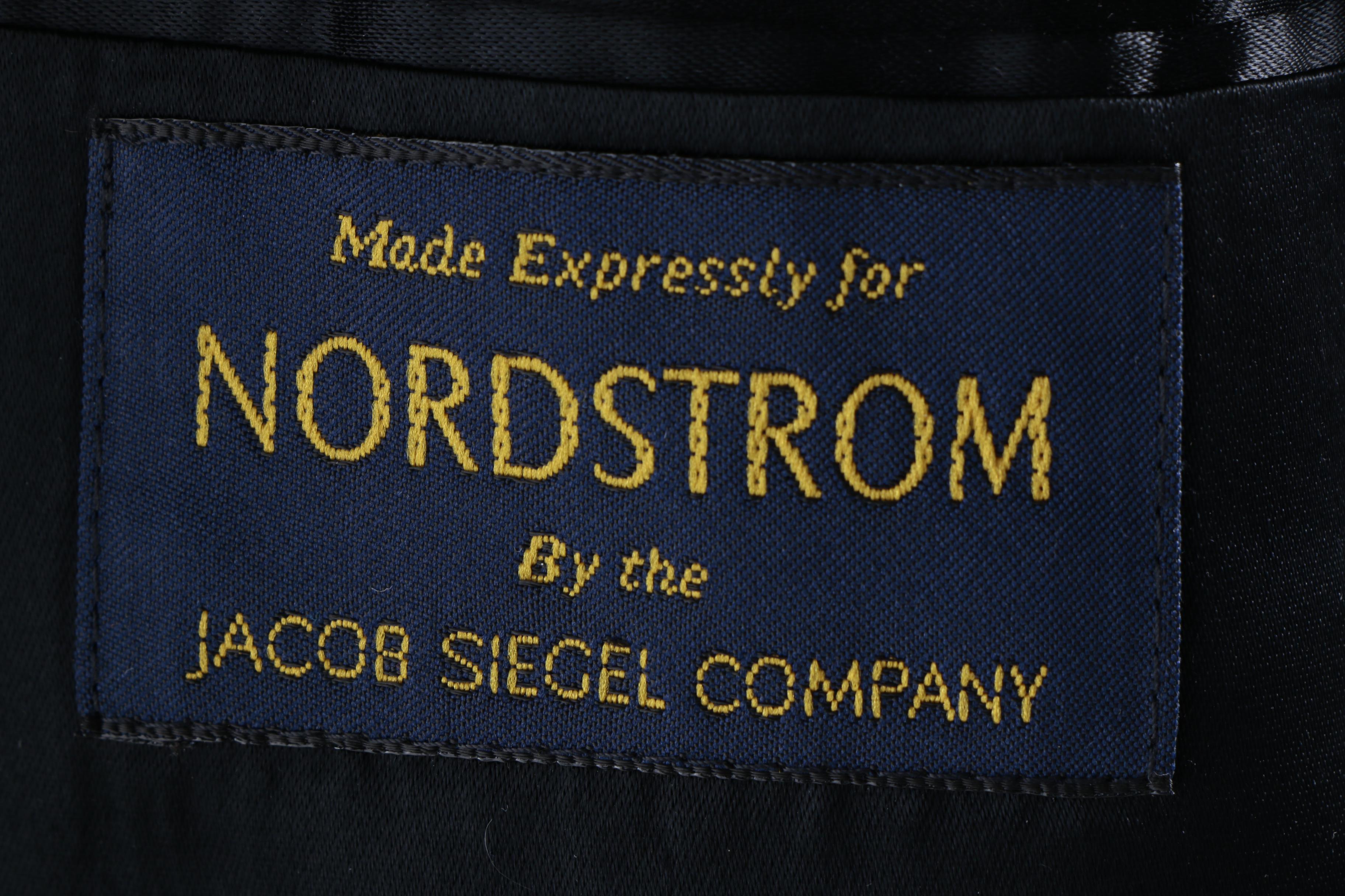 Men's Jacob Siegel Company for Nordstrom Black Cashmere Overcoat