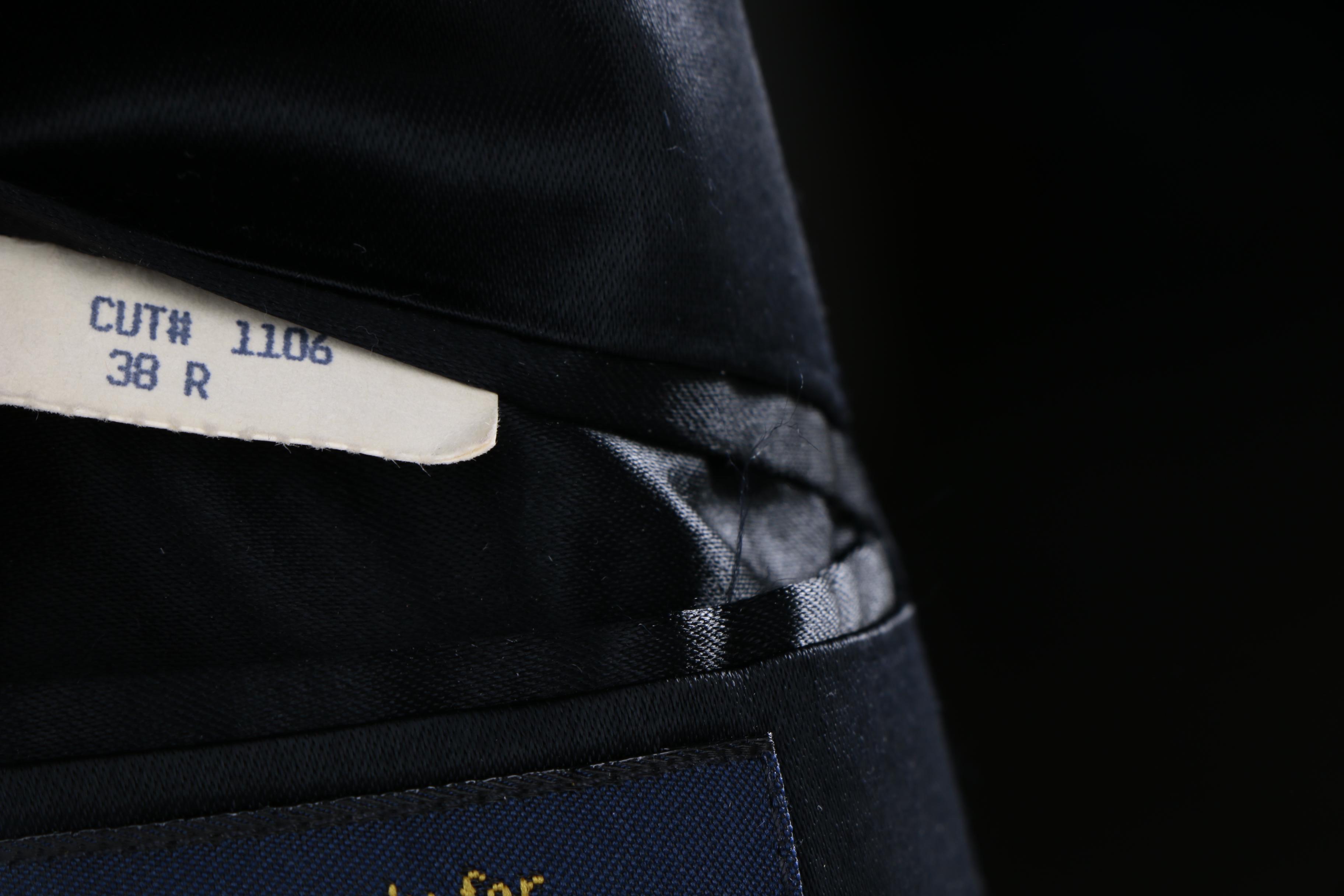 Men's Jacob Siegel Company for Nordstrom Black Cashmere Overcoat