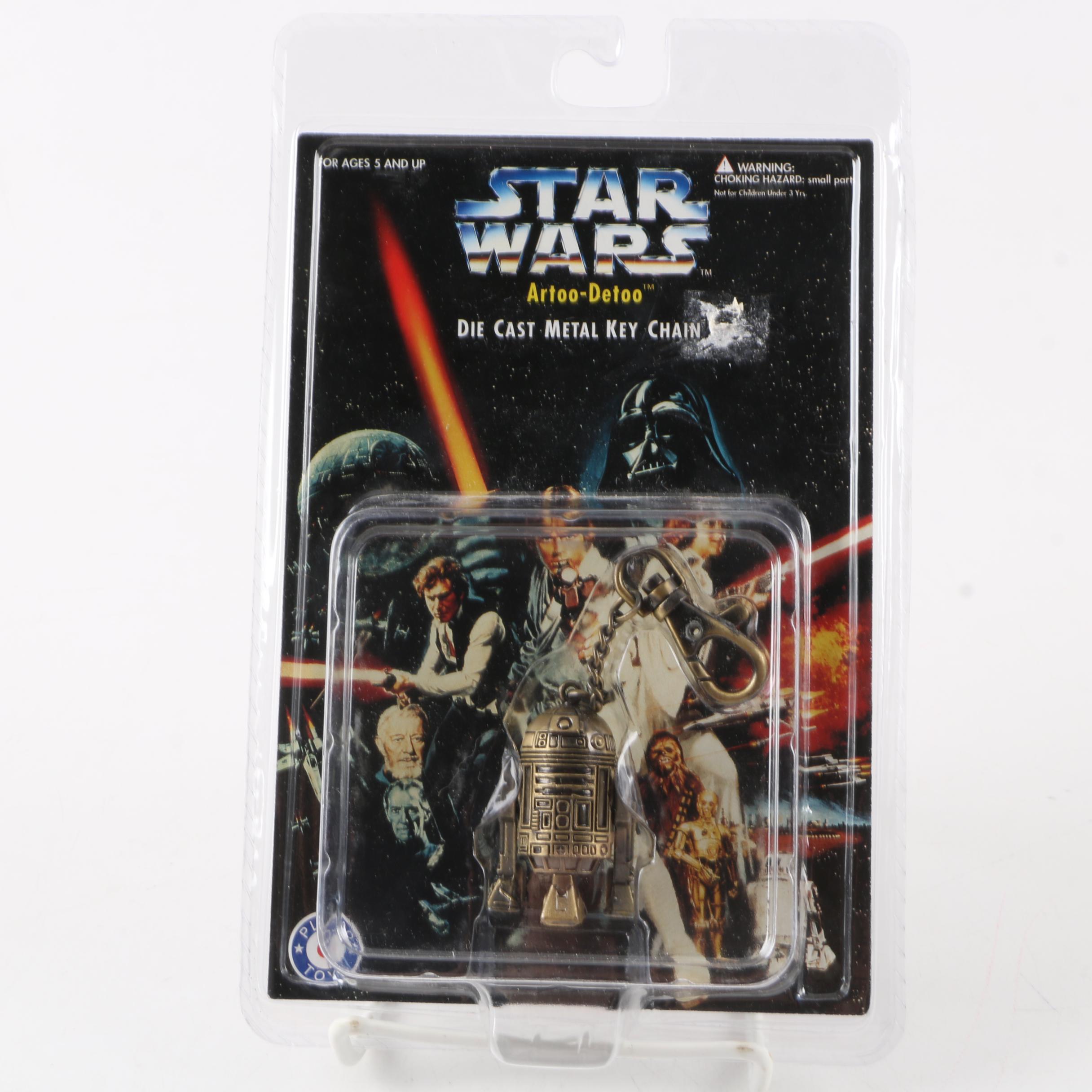 Sealed Placo "Star Wars" Die-Cast Keychains Complete Set