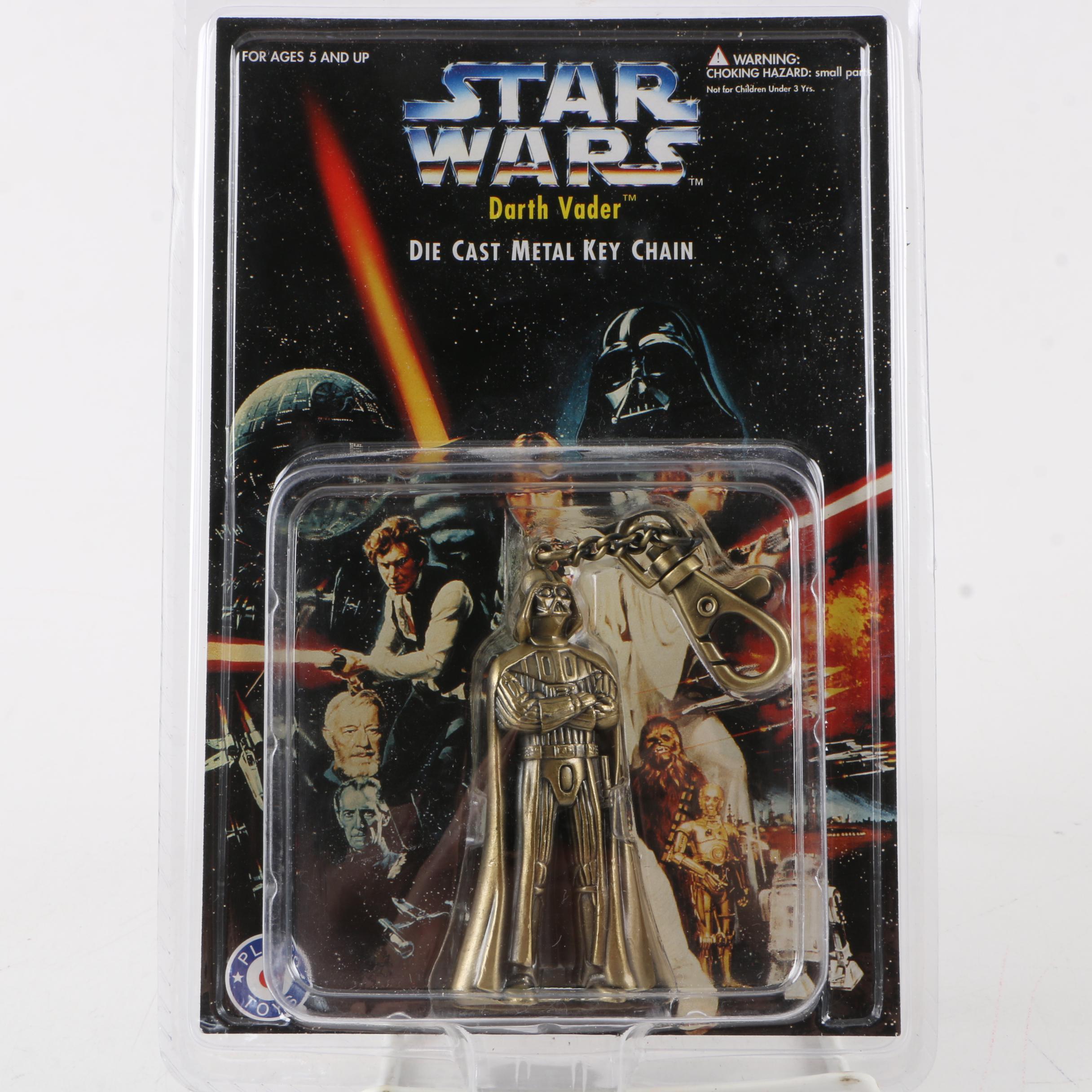 Sealed Placo "Star Wars" Die-Cast Keychains Complete Set
