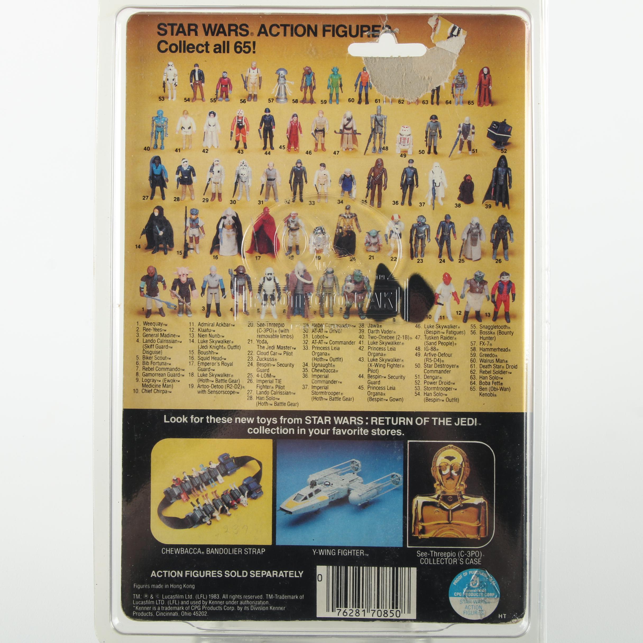 1983 Kenner "Star Wars Return of the Jedi" Klaatu Action Figure