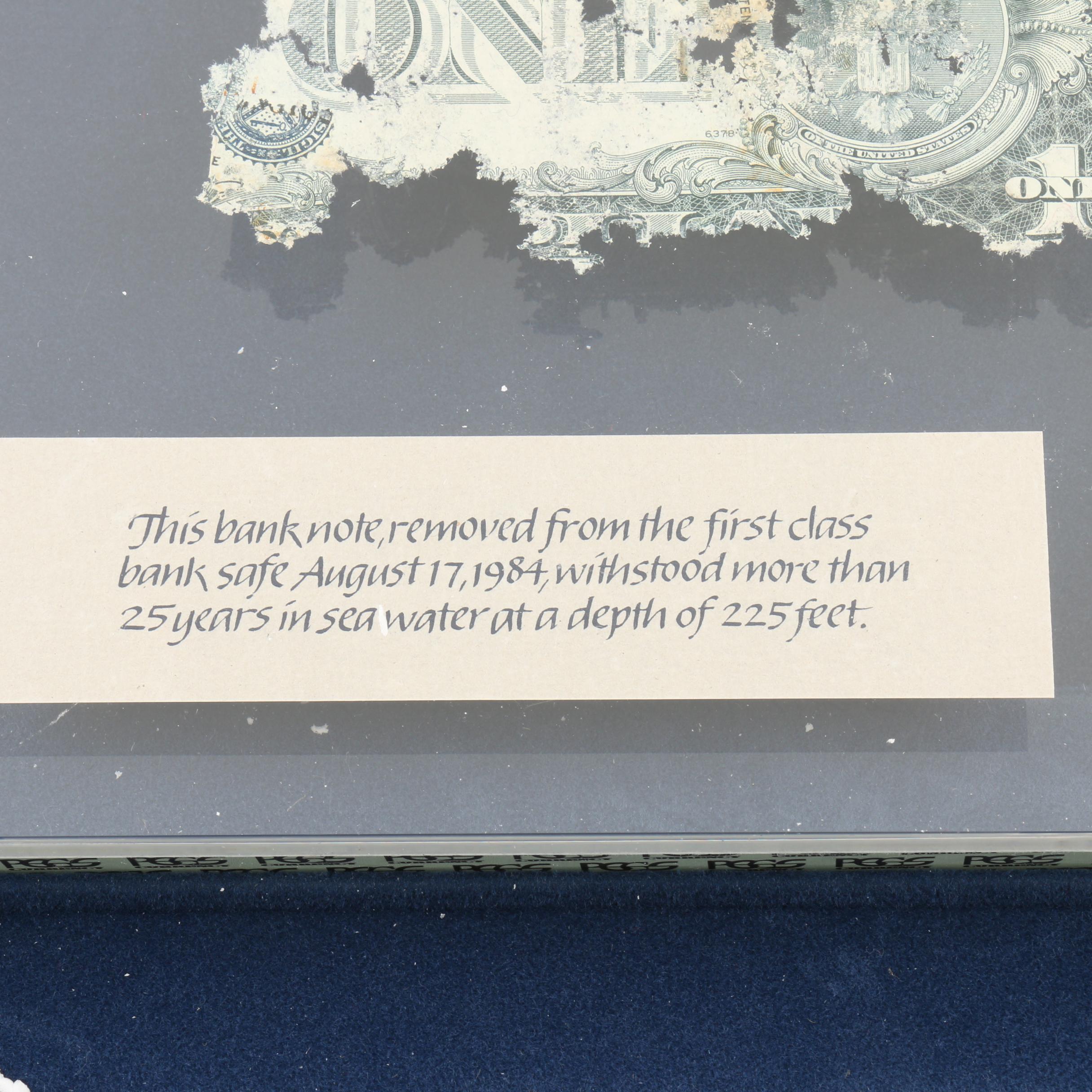 PCGS Graded $1 Silver Cerificate from the S.S. Andrea Doria Shipwreck