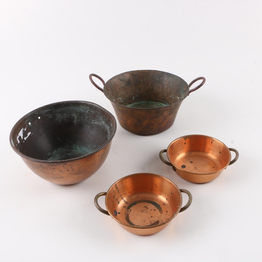 Vintage Copper Serveware