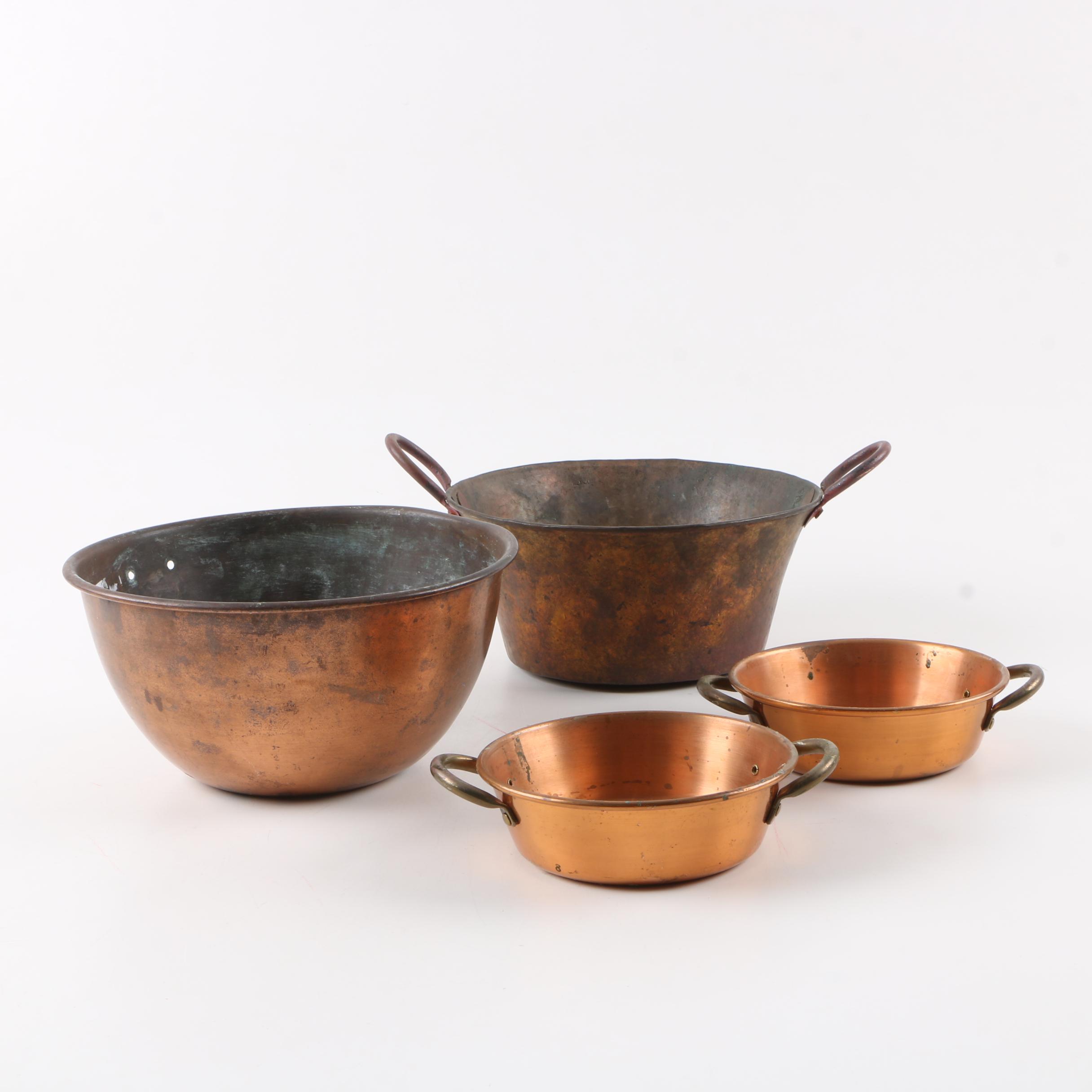 Vintage Copper Serveware