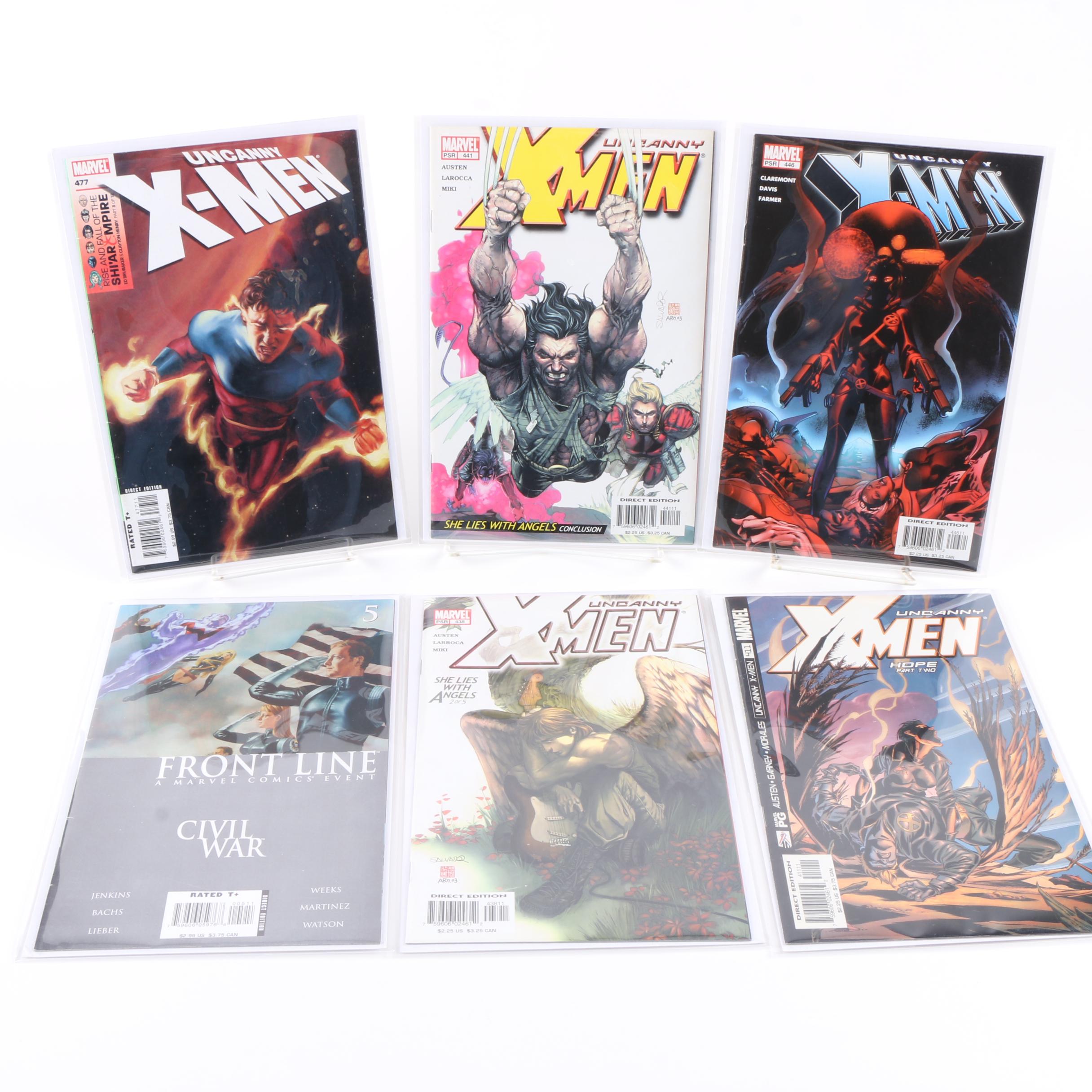 Modern Age Marvel Comic Books Including "X-Men" and "Excalibur"