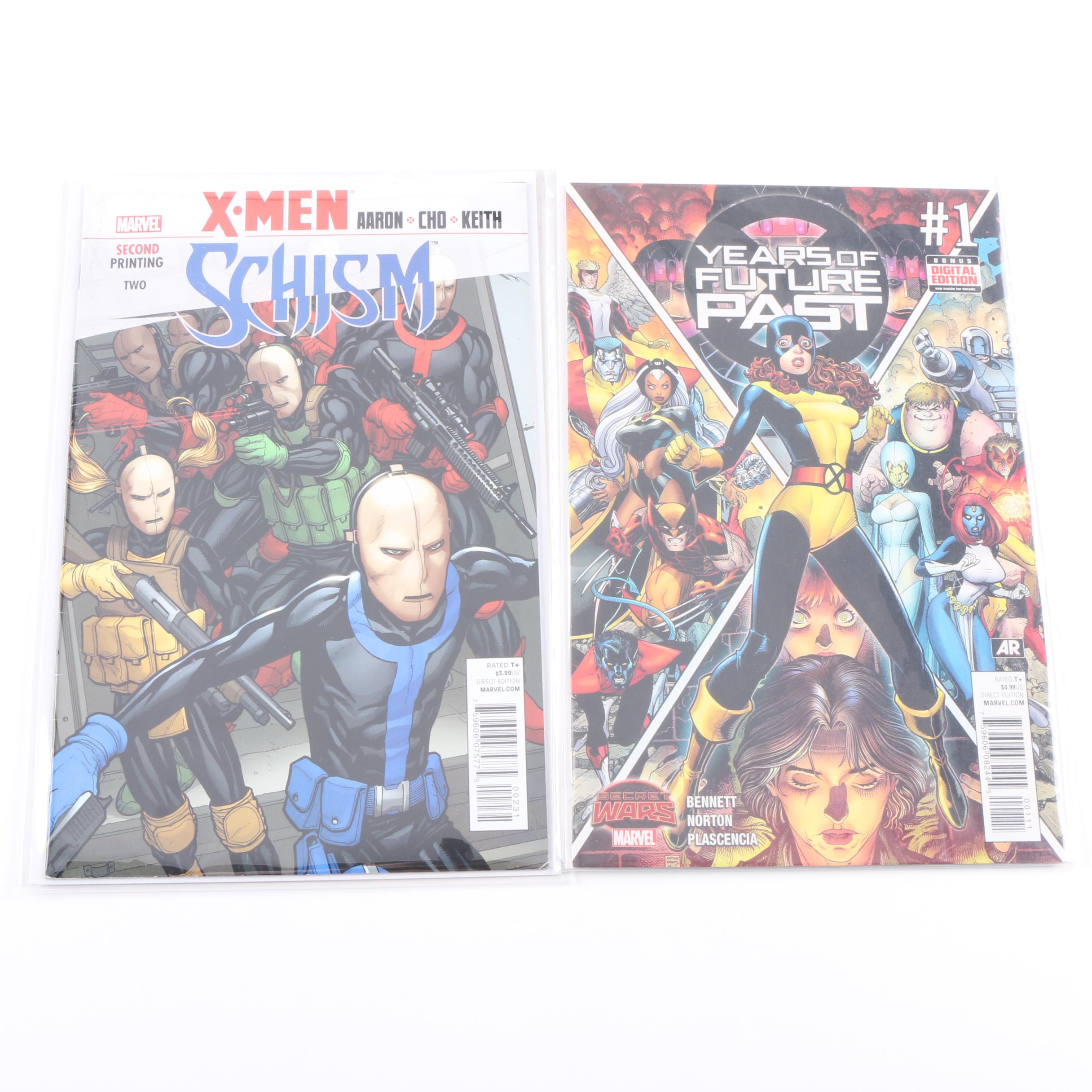 Modern Age Marvel Comic Books Including "X-Men" and "Excalibur"