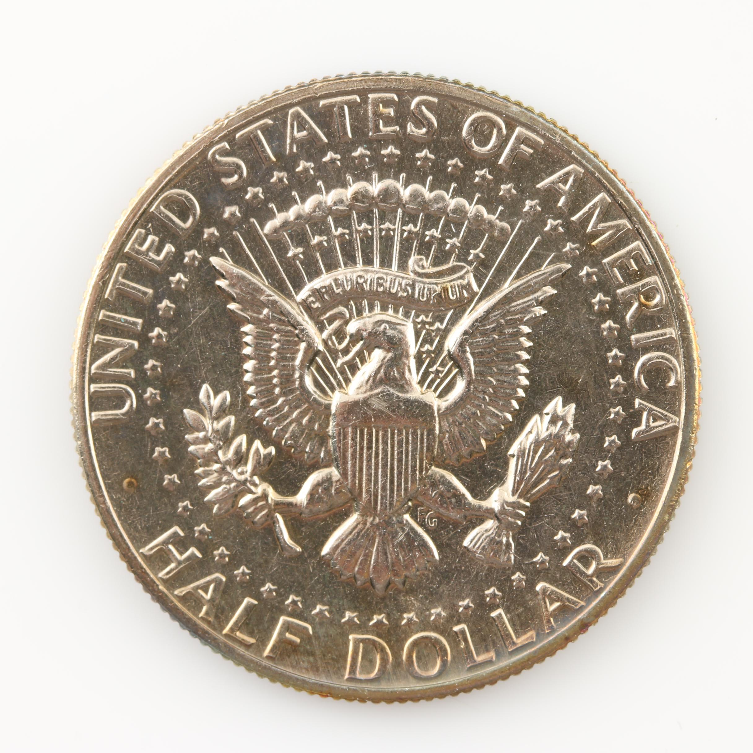 Dansco Album of Eighty-Eight Kennedy Half Dollars from 1964 to 2014
