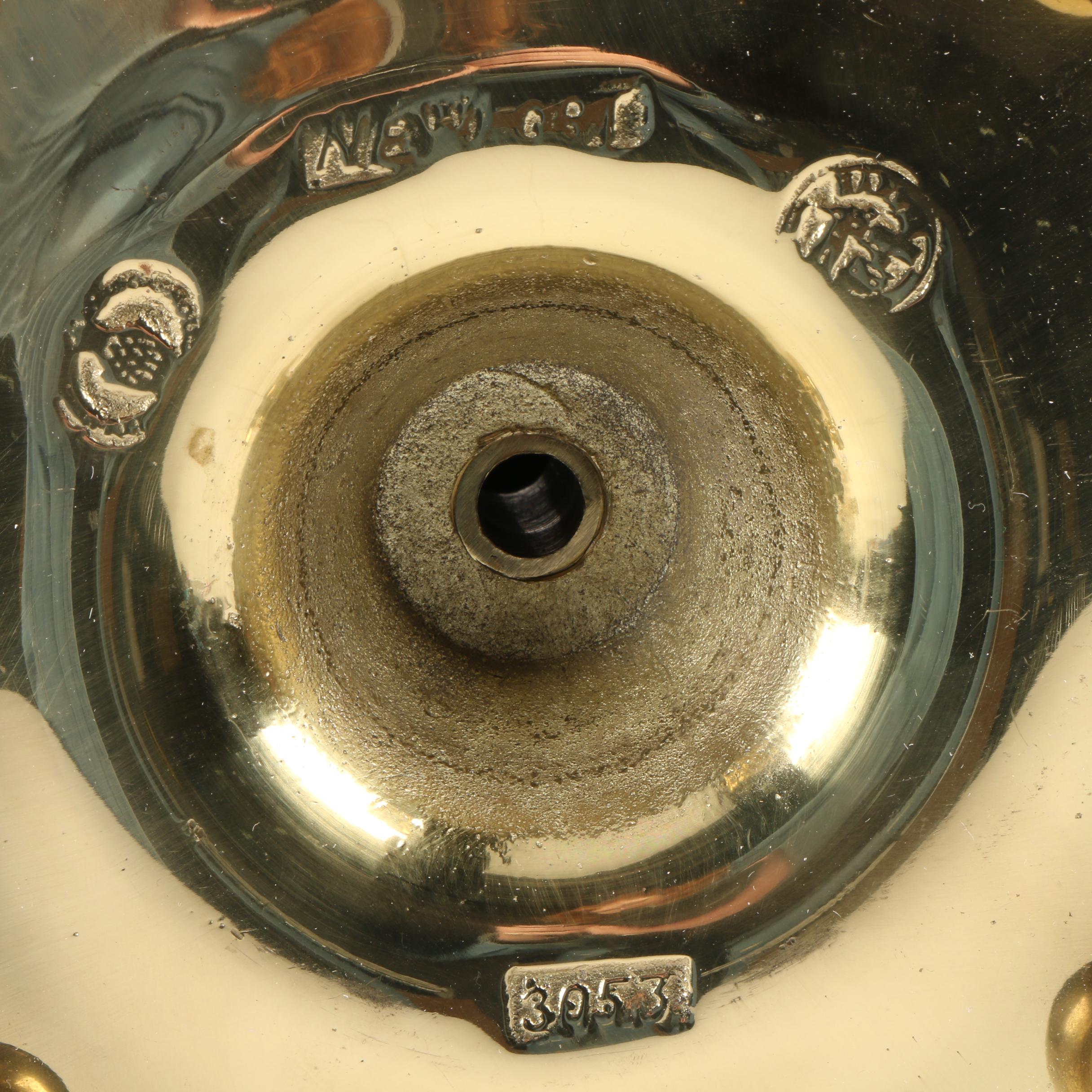 Brass Footed Candlesticks