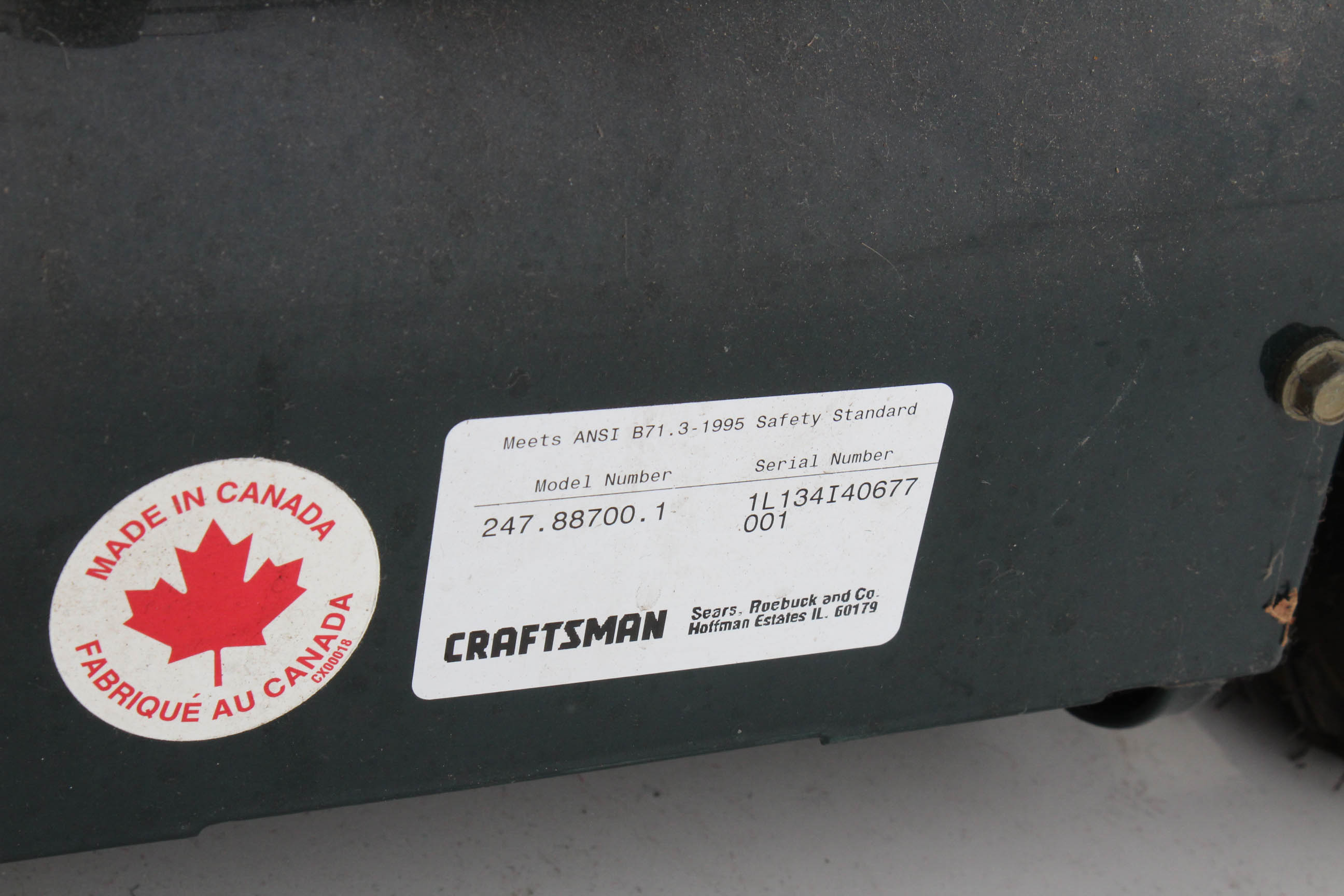 Craftsman Snow King Snowblower