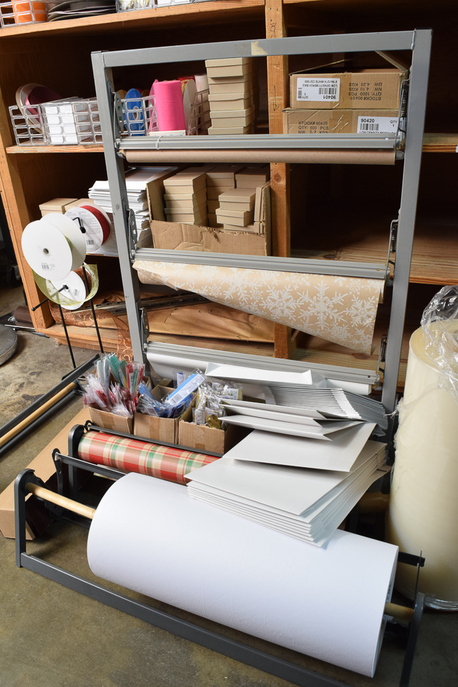 Wrapping Paper Dispensers, Ribbon, Wrapping, and Stands