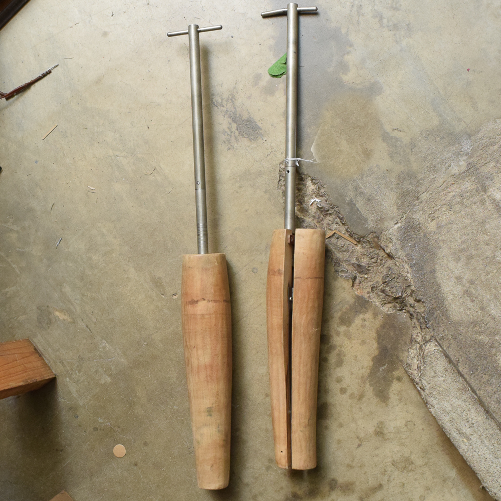 Vintage Wooden Equestrian Boot Stretchers