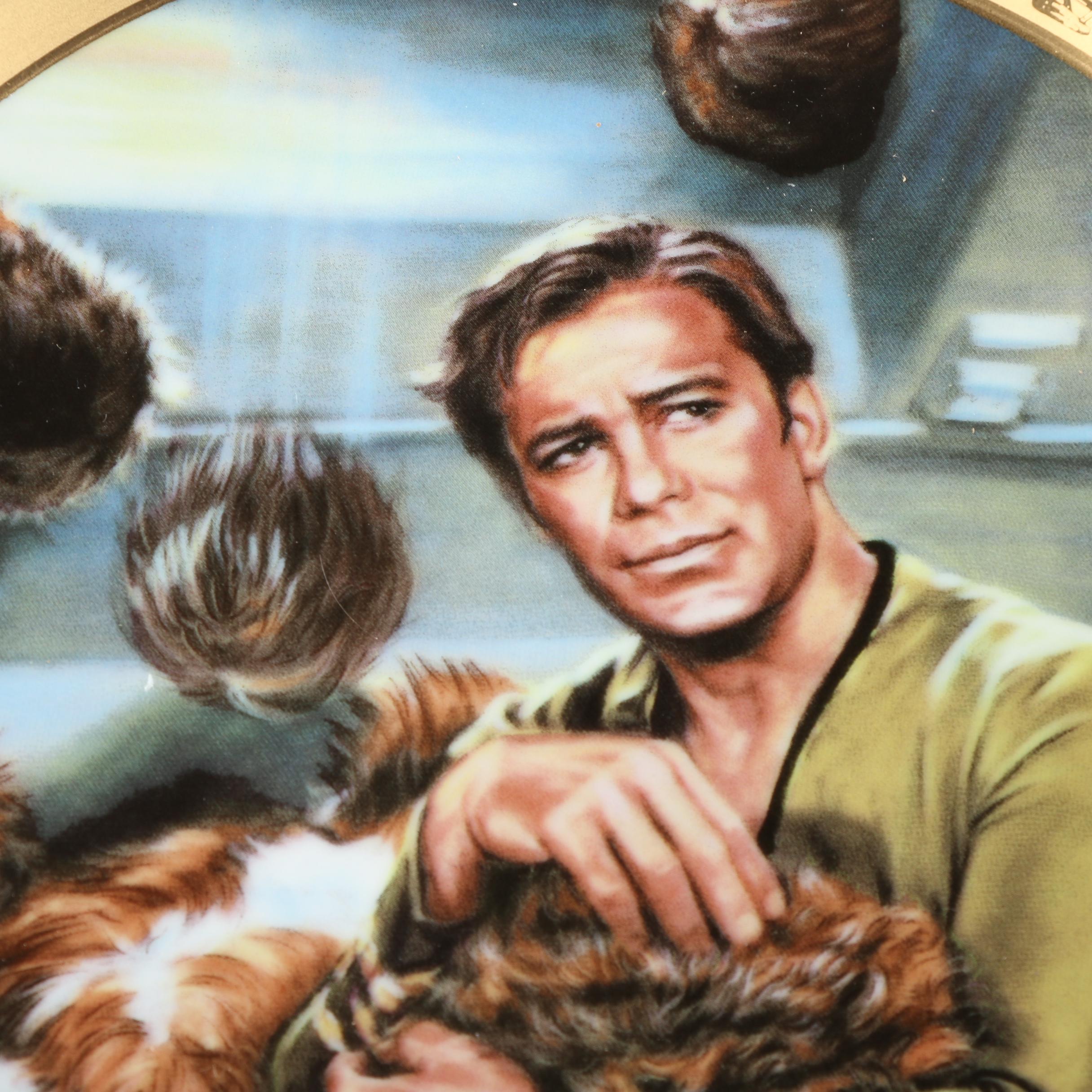 Star Trek "The Trouble With Tribbles" Twentieth Anniversary Commemorative Plate