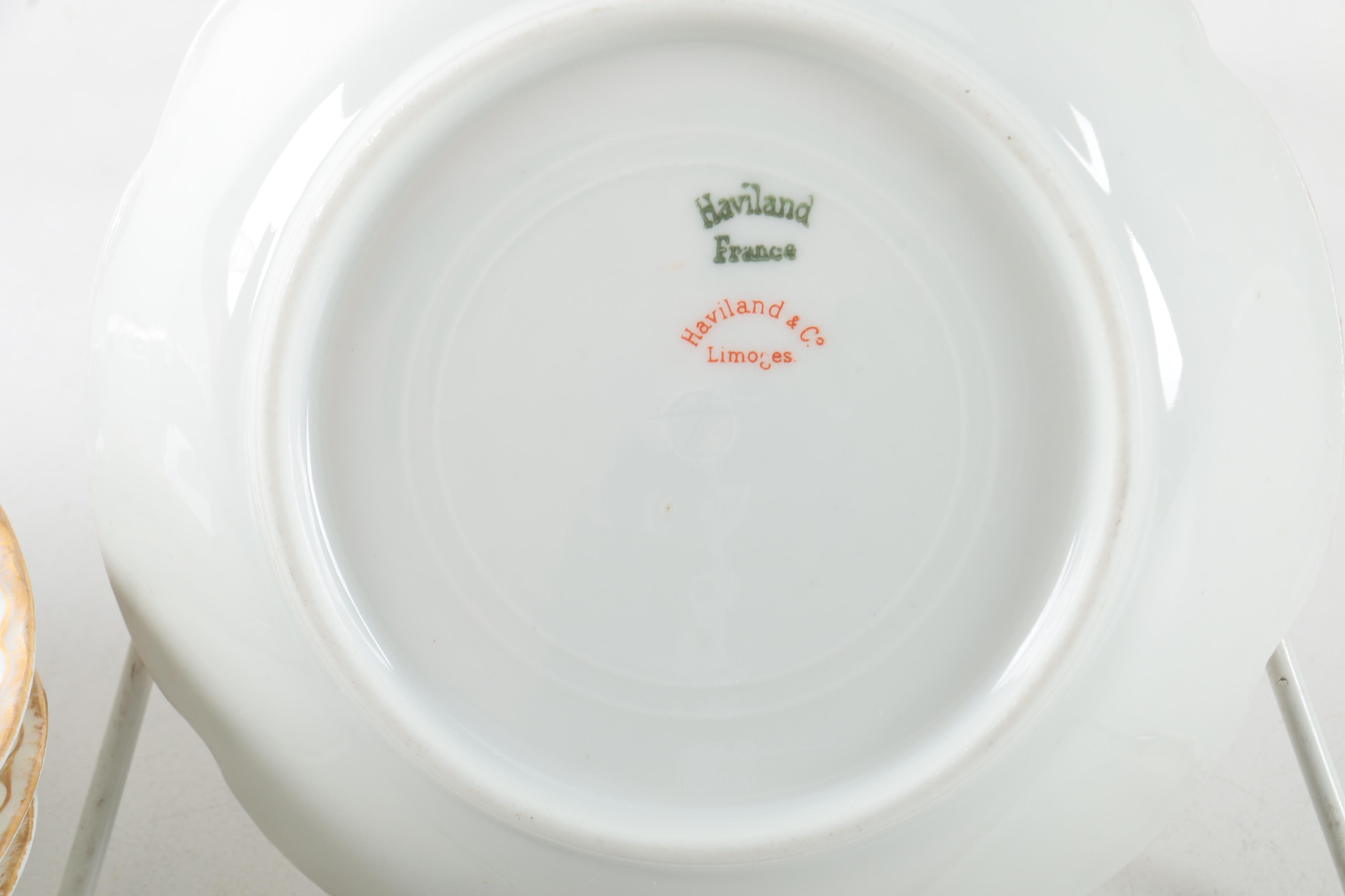 Vintage Tableware Including Elite, Haviland Limoges and Marshall Field & Co.