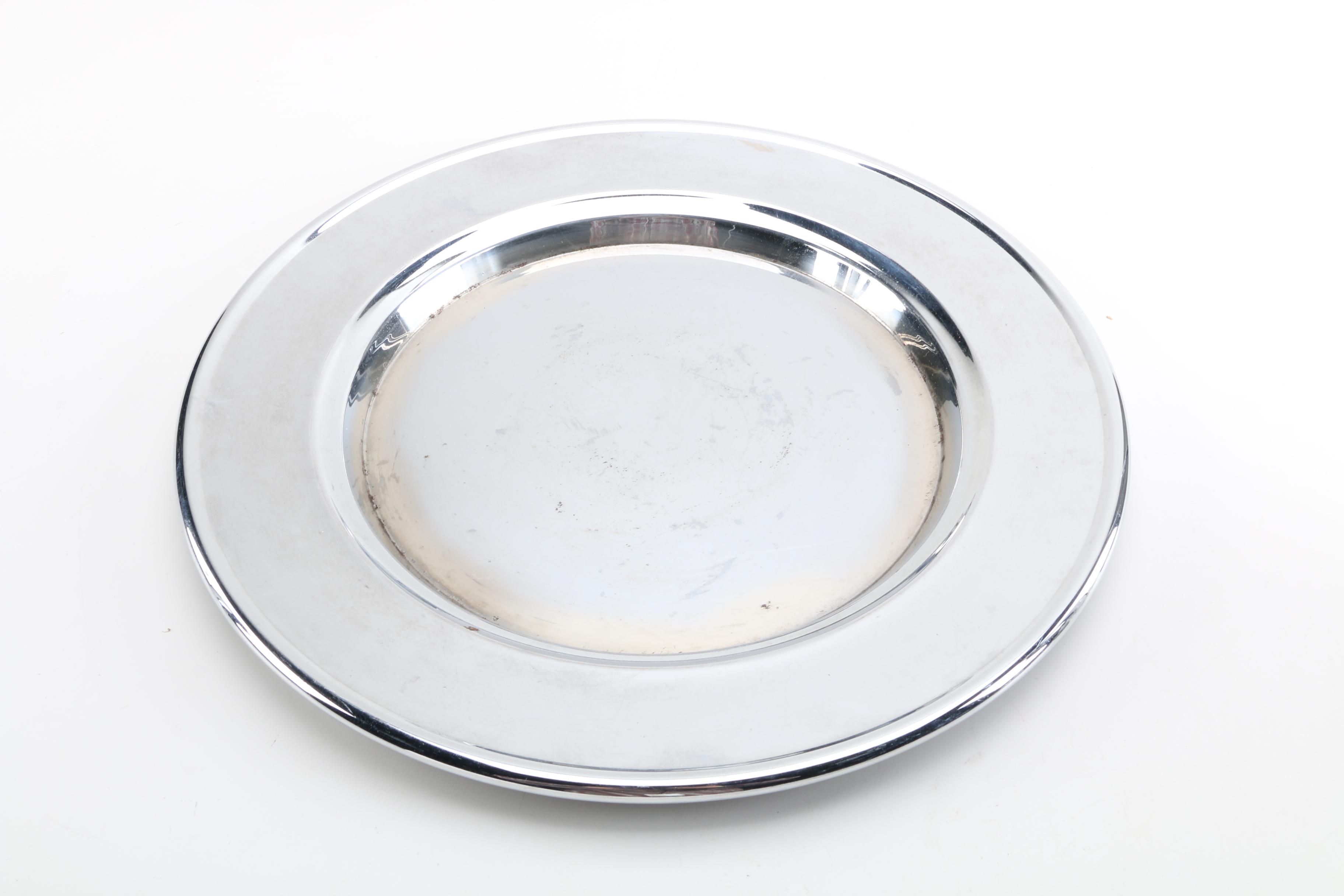 Group of Art Deco Chromed Metal Barware