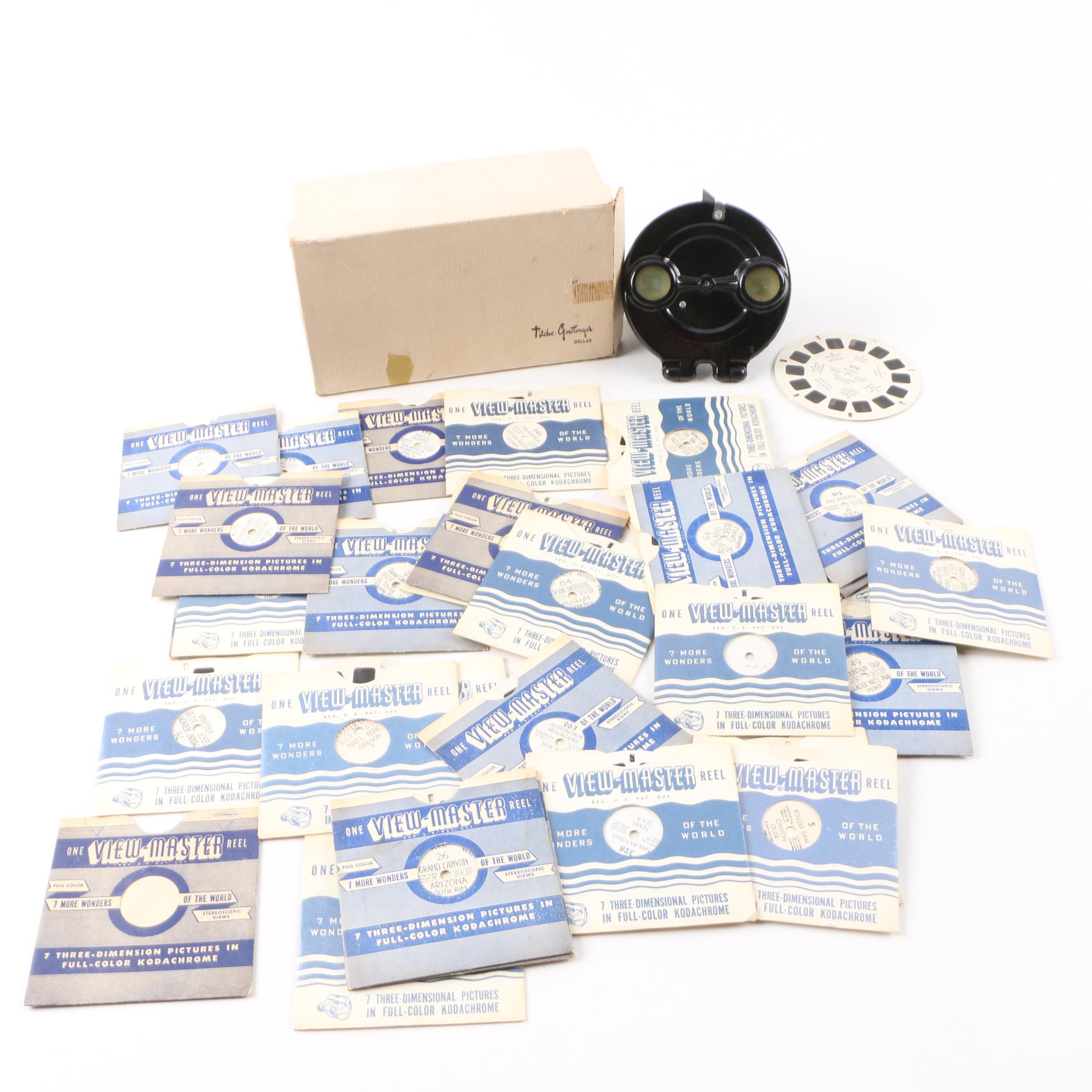 Vintage Sawyer's View-Master and Reels