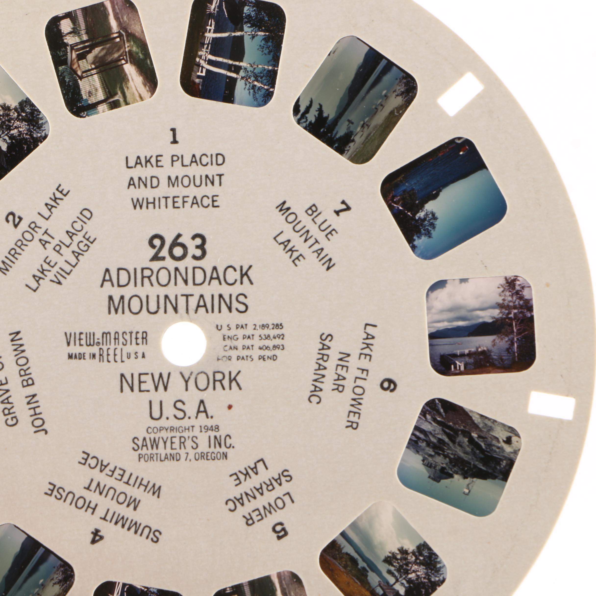 Vintage Sawyer's View-Master and Reels