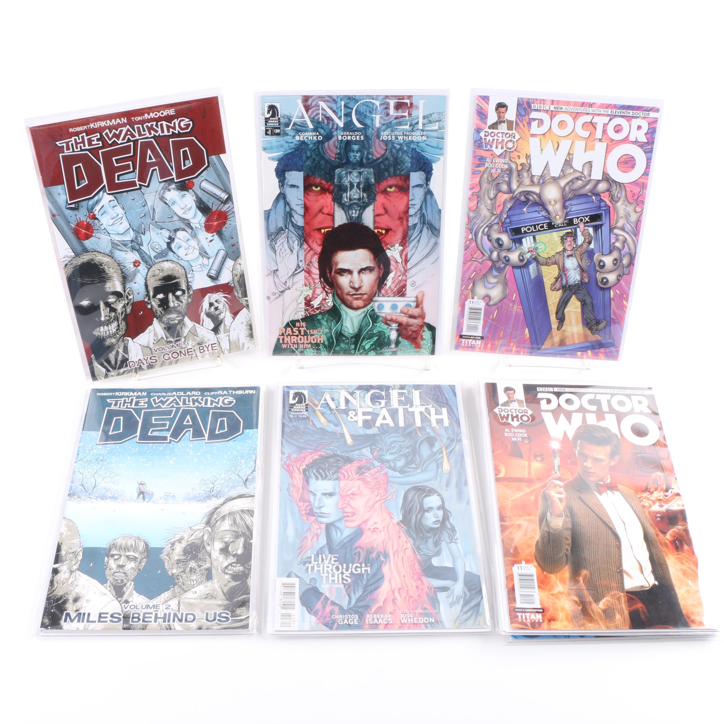 Modern Age Comic Books Including "The Walking Dead" and "Doctor Who"