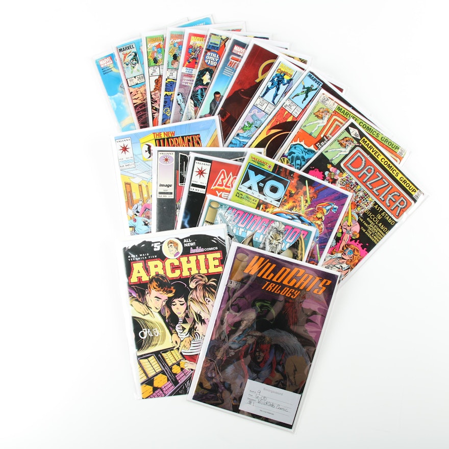 Comic Books Including "Archie" and "Cable"