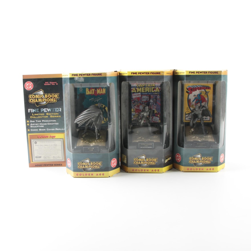 Comic Book Champions "Golden Age" Pewter Figurines