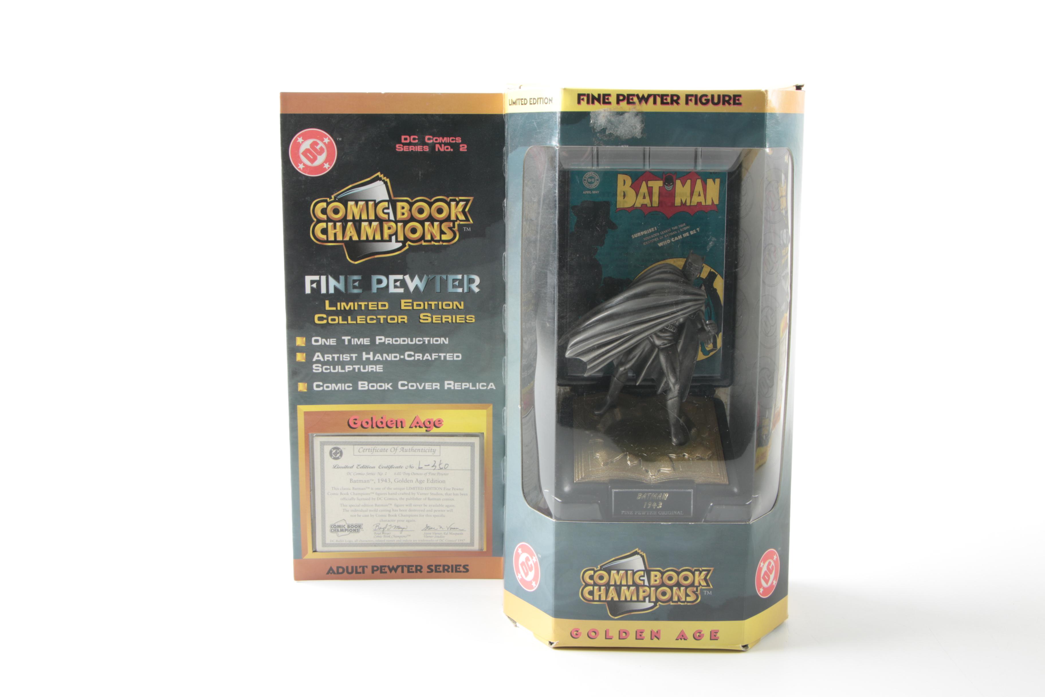 Comic Book Champions "Golden Age" Pewter Figurines