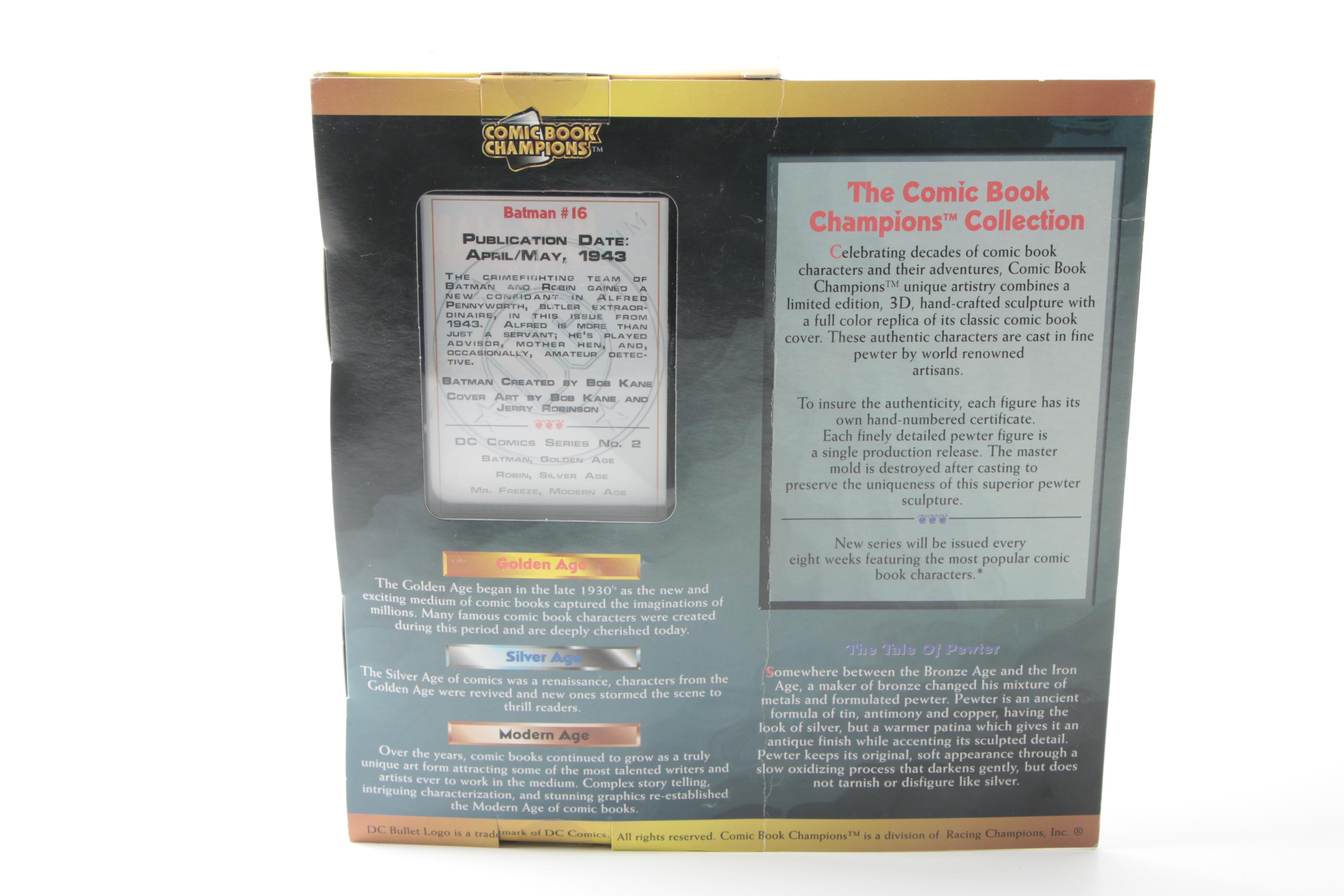 Comic Book Champions "Golden Age" Pewter Figurines