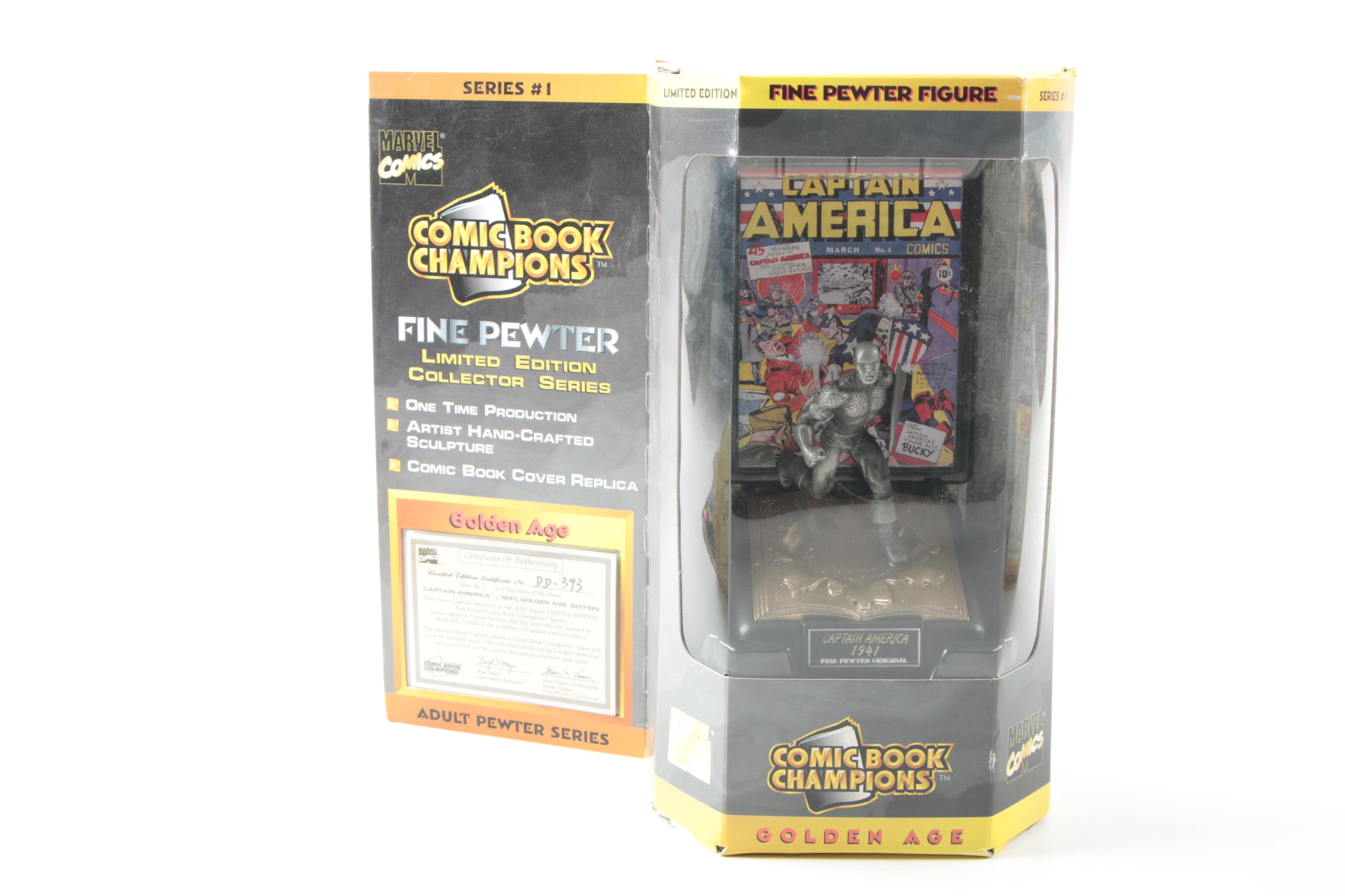 Comic Book Champions "Golden Age" Pewter Figurines