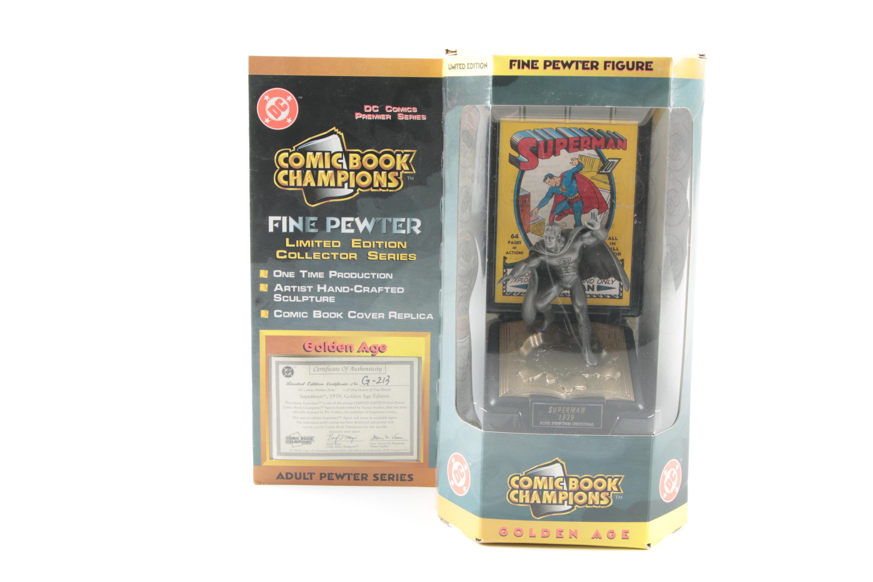Comic Book Champions "Golden Age" Pewter Figurines