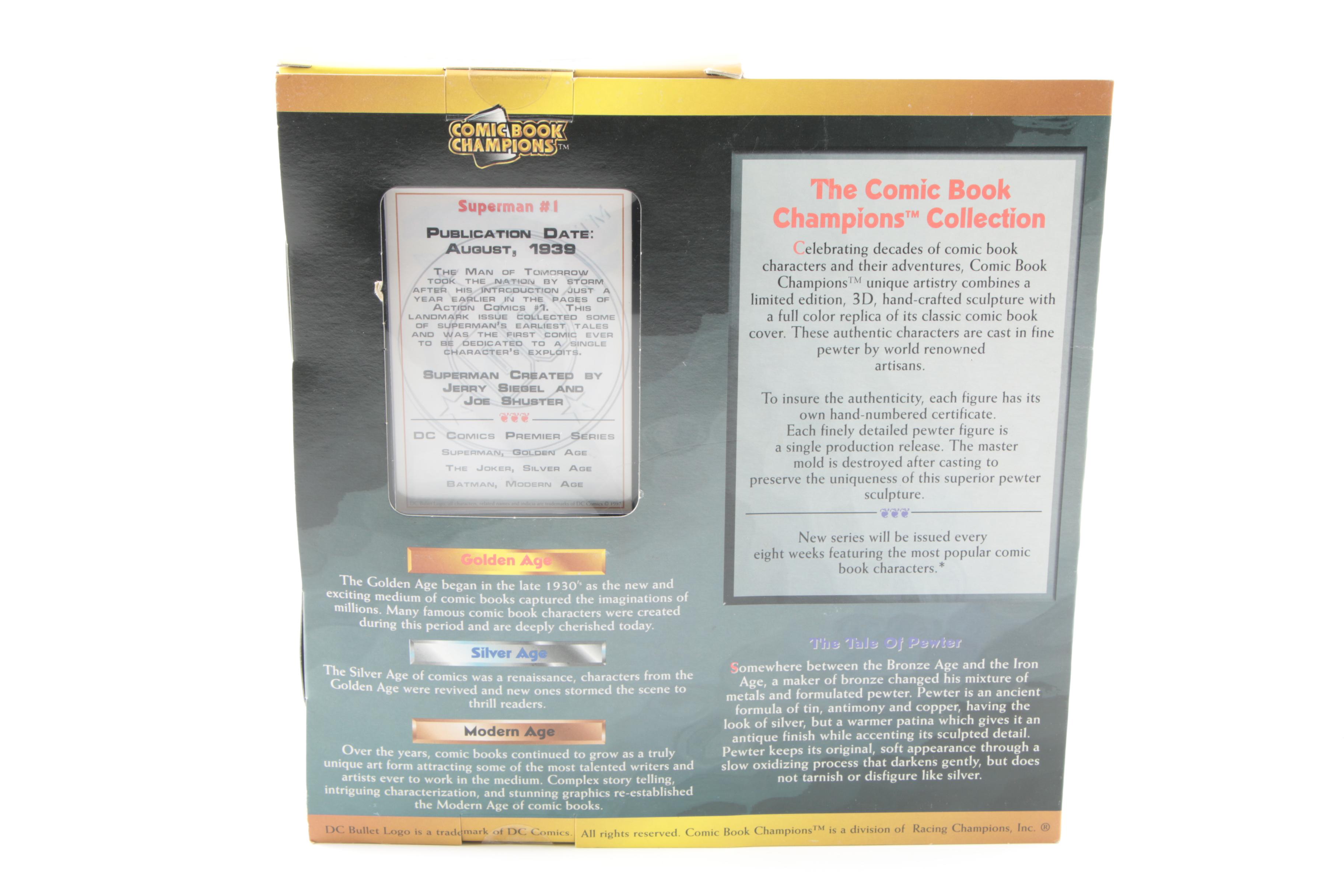 Comic Book Champions "Golden Age" Pewter Figurines