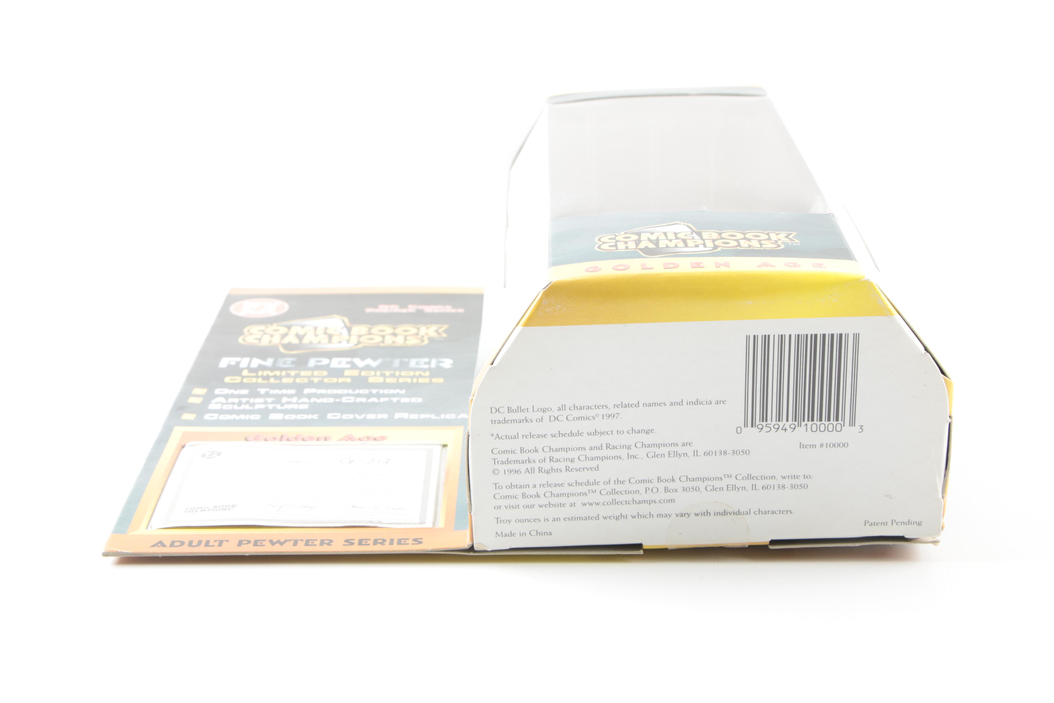 Comic Book Champions "Golden Age" Pewter Figurines