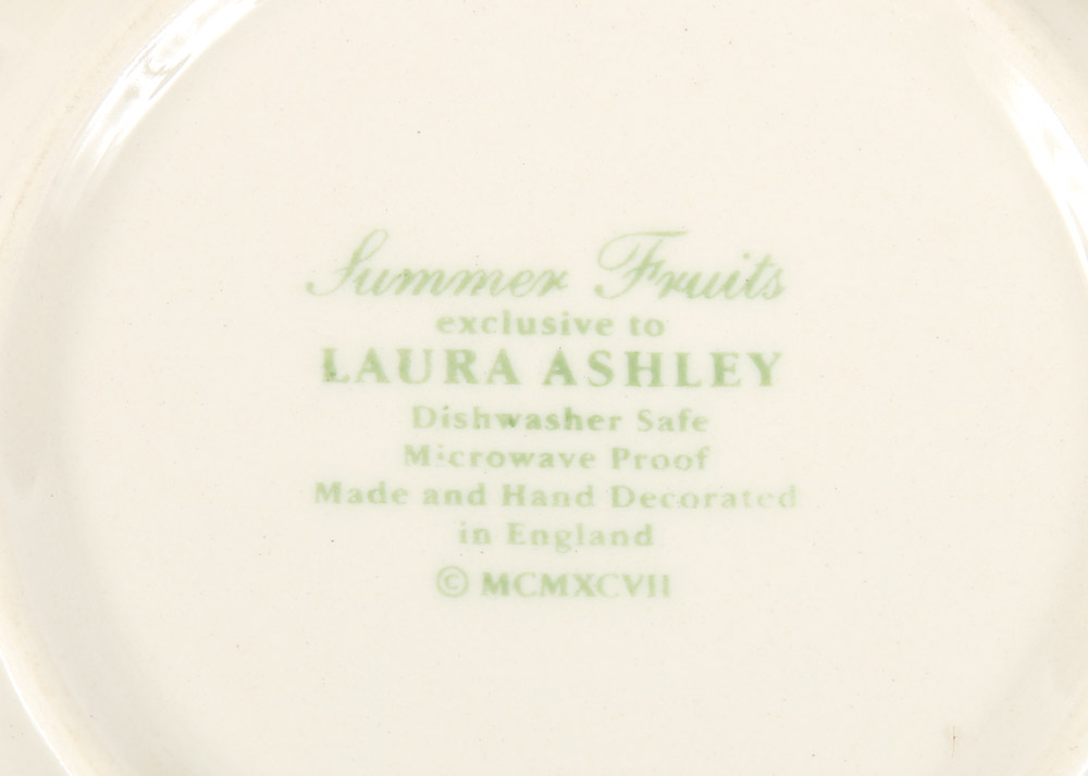Laura Ashley "Summer Fruits" Tableware