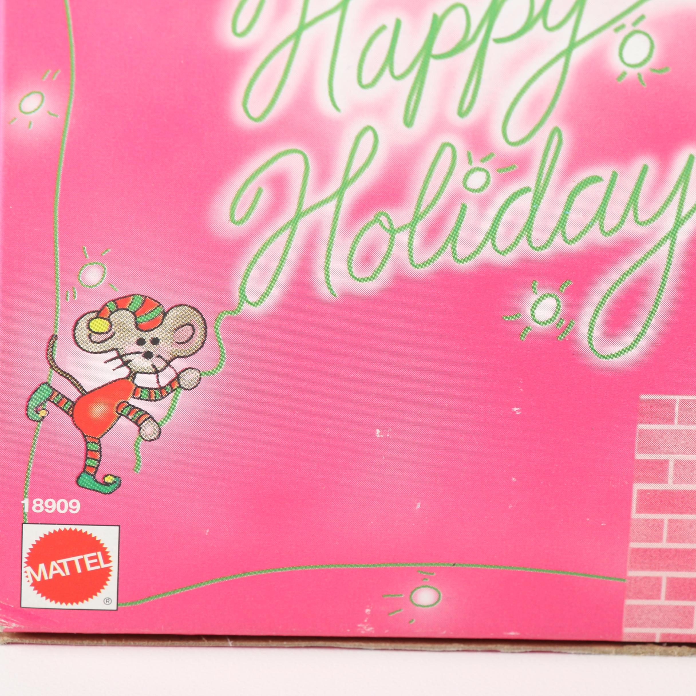 Nine Holiday Themed Barbie Dolls