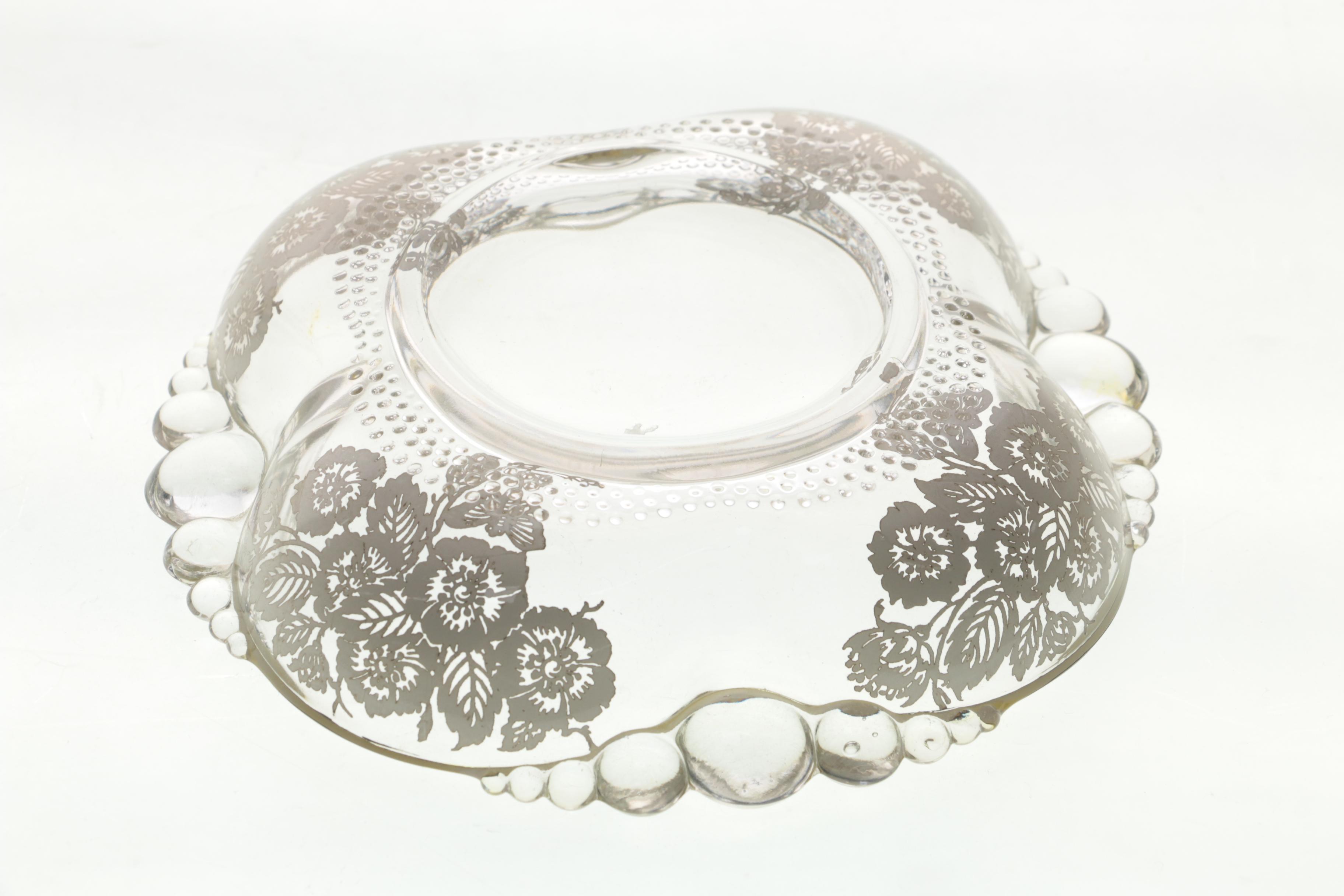 Serveware Including Art Glass and Duncan & Miller "Canterbury Opalescent"