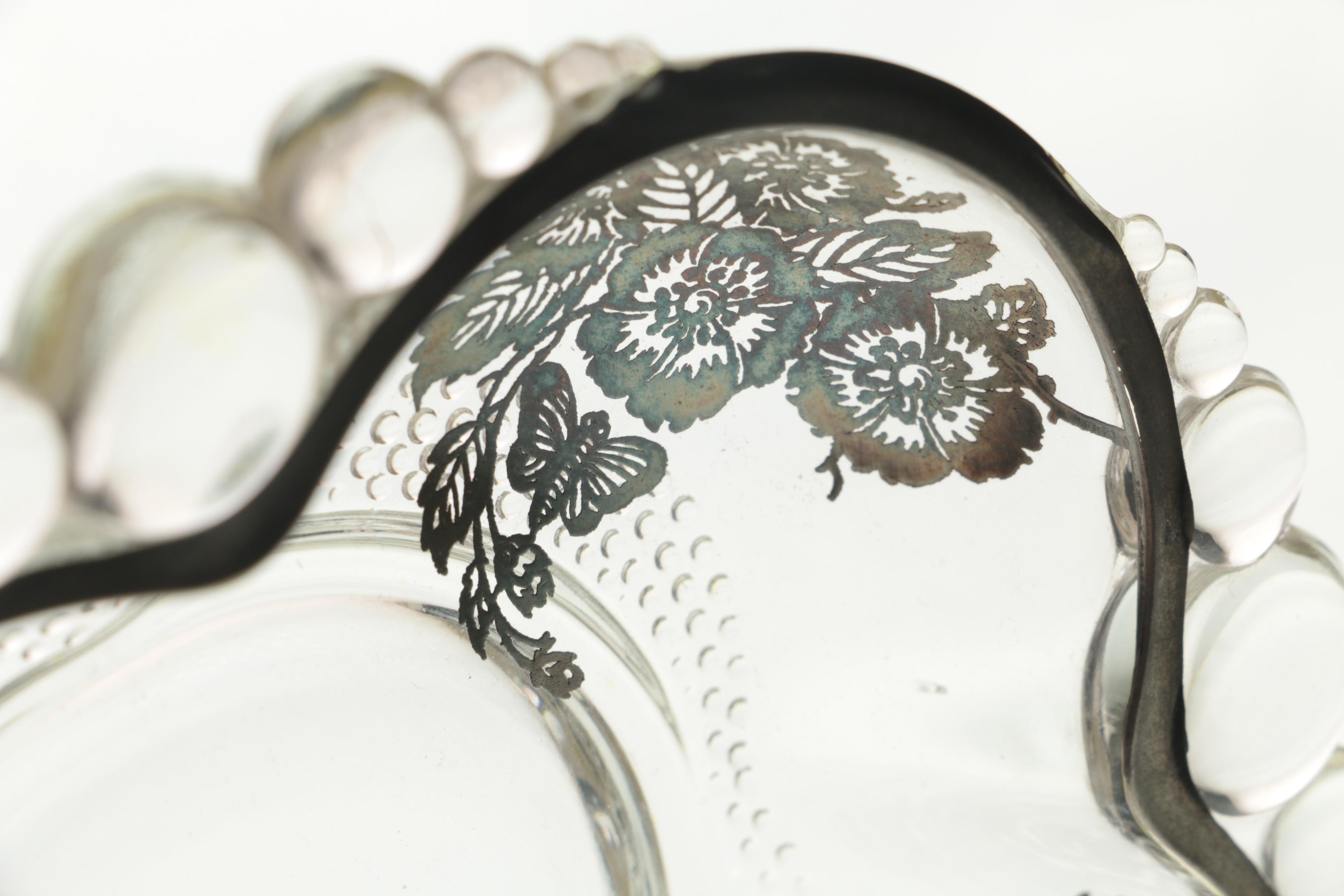 Serveware Including Art Glass and Duncan & Miller "Canterbury Opalescent"