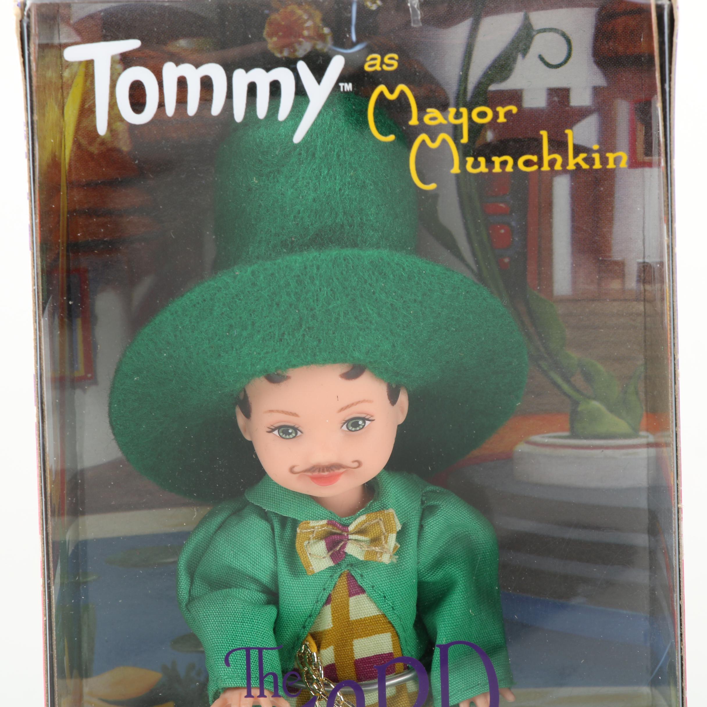 "Wizard of Oz" Themed Barbie Dolls Including Ken "Tin Man"