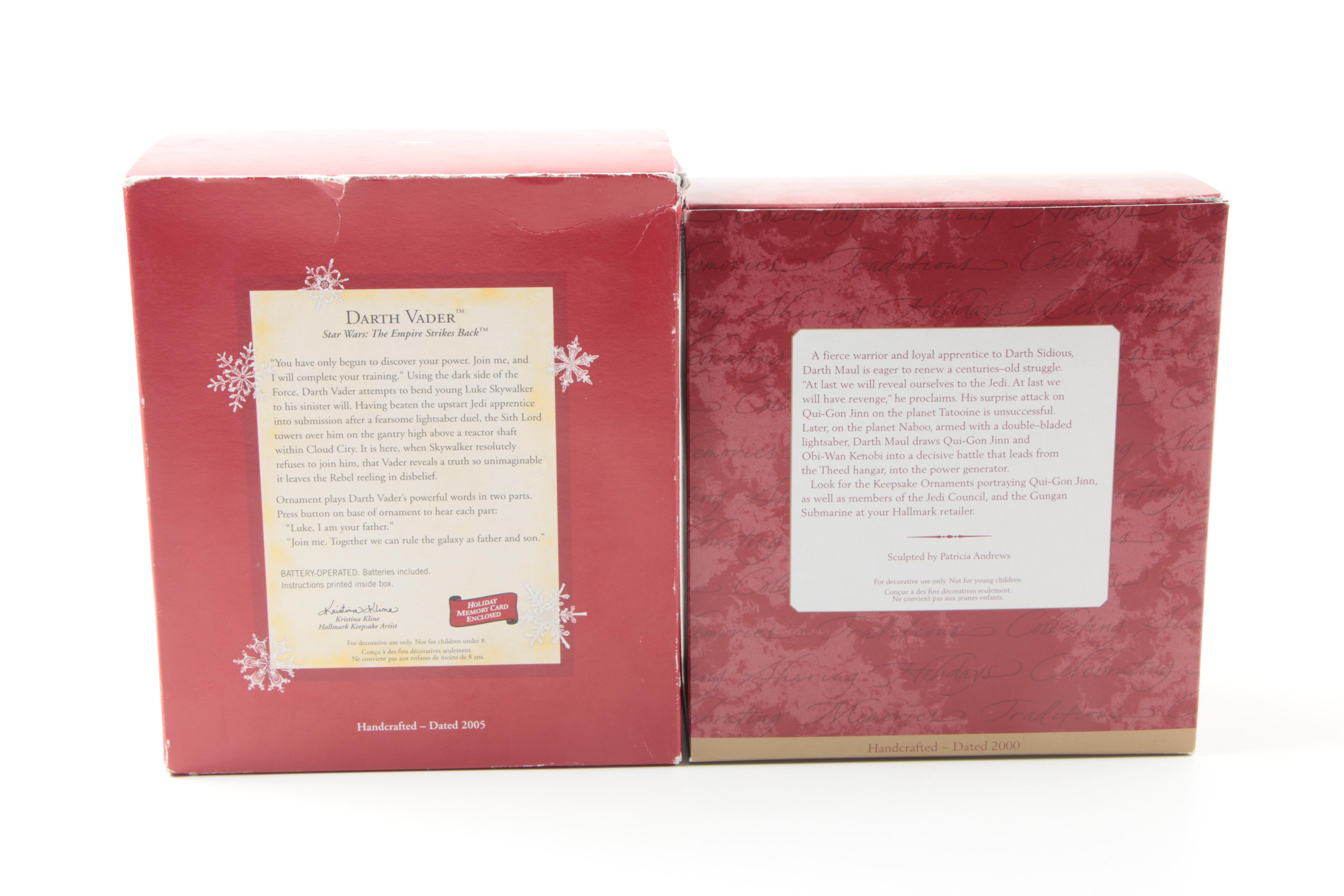 Hallmark Star Wars Theme Christmas Ornaments
