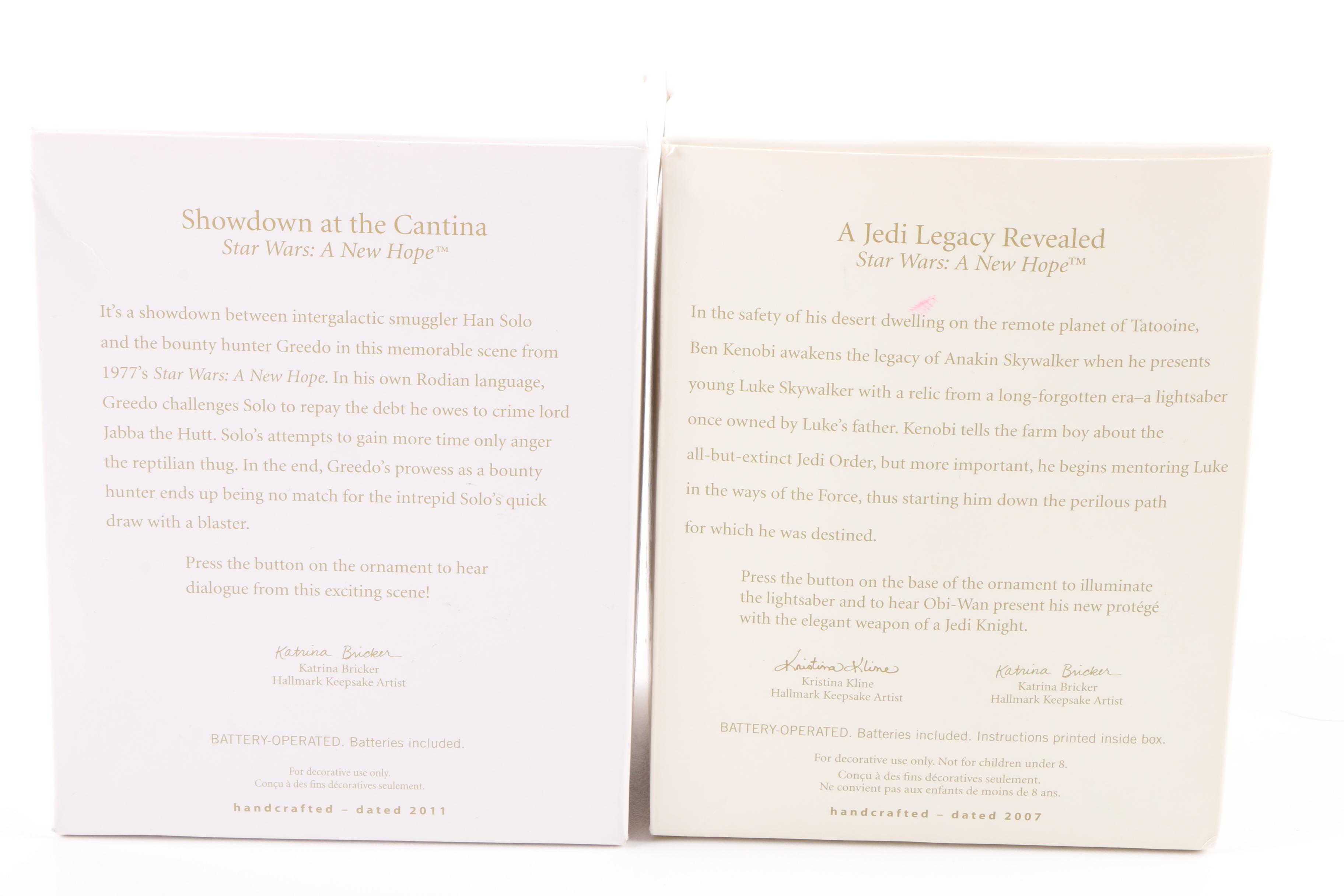 Hallmark Star Wars Themed Christmas Ornaments