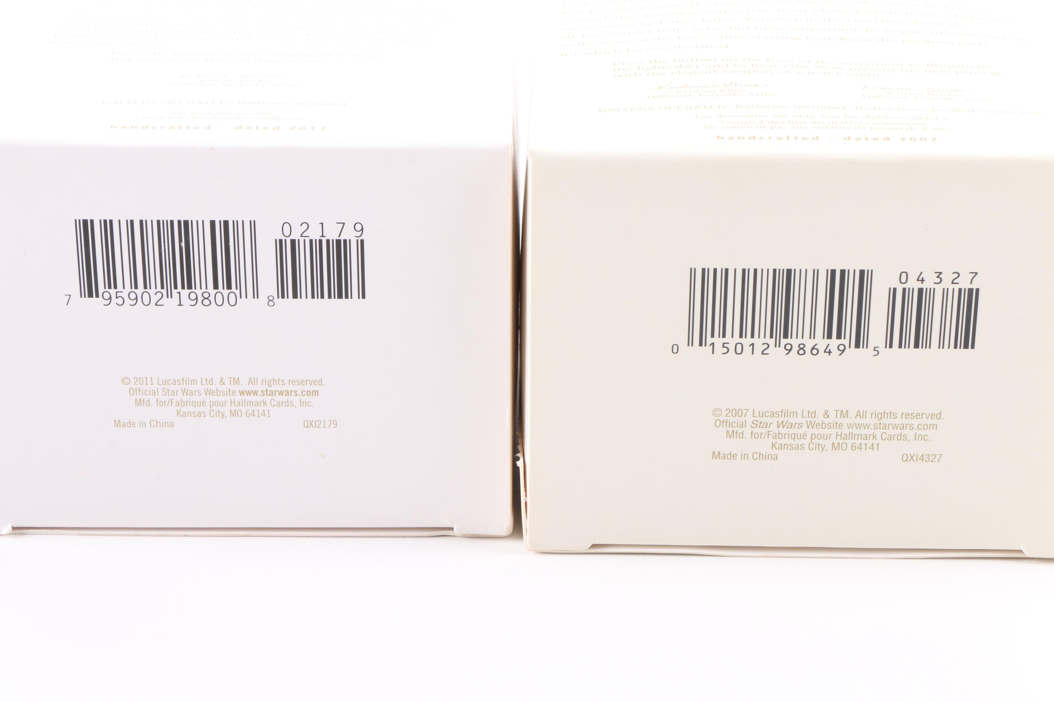 Hallmark Star Wars Themed Christmas Ornaments