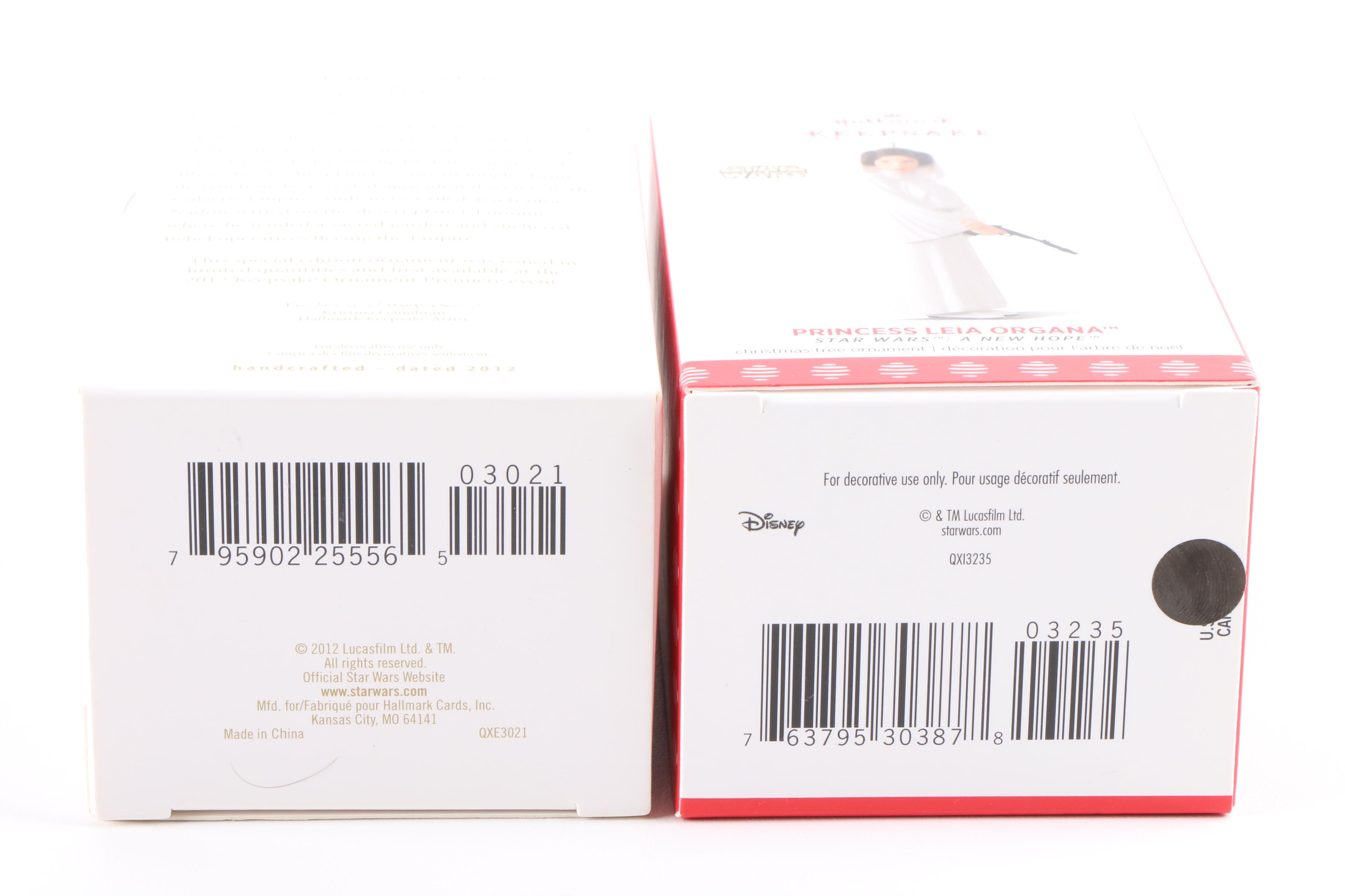 Hallmark Star Wars Themed Christmas Ornaments