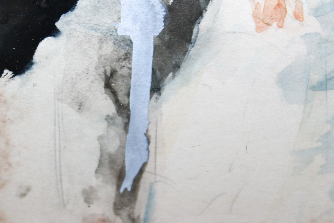 Annetta Nichols Watercolor Portrait of Girl