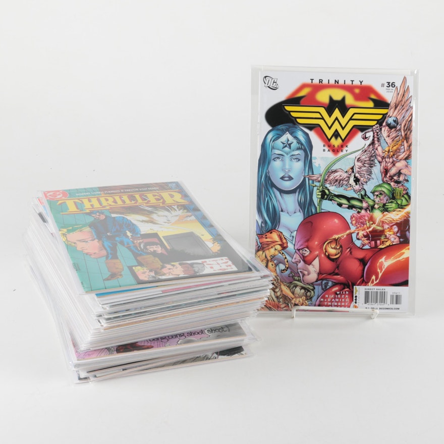 Modern Age DC Comic Books Including "Trinity" and "Justice Society"