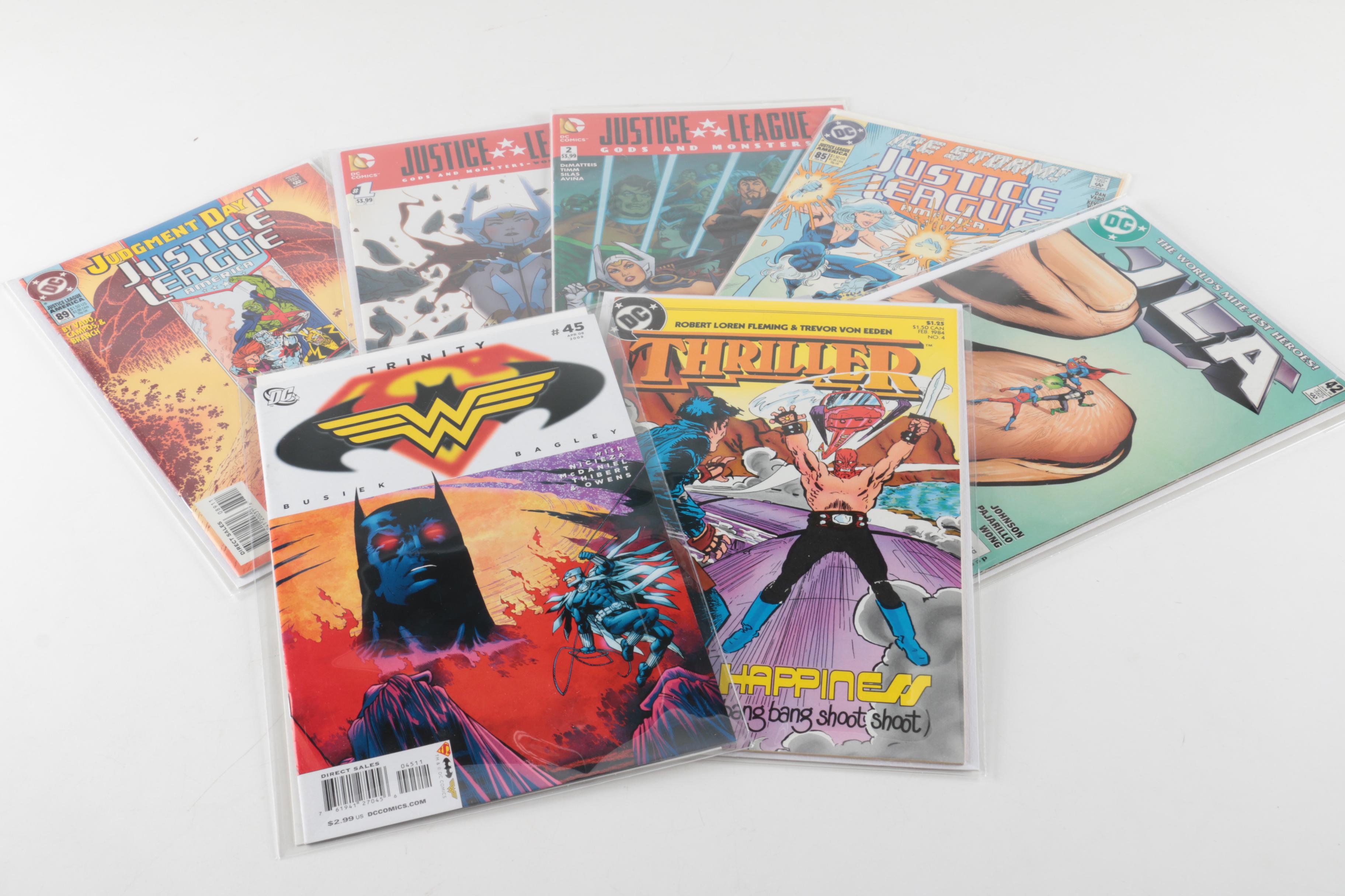 Modern Age DC Comic Books Including "Trinity" and "Justice Society"