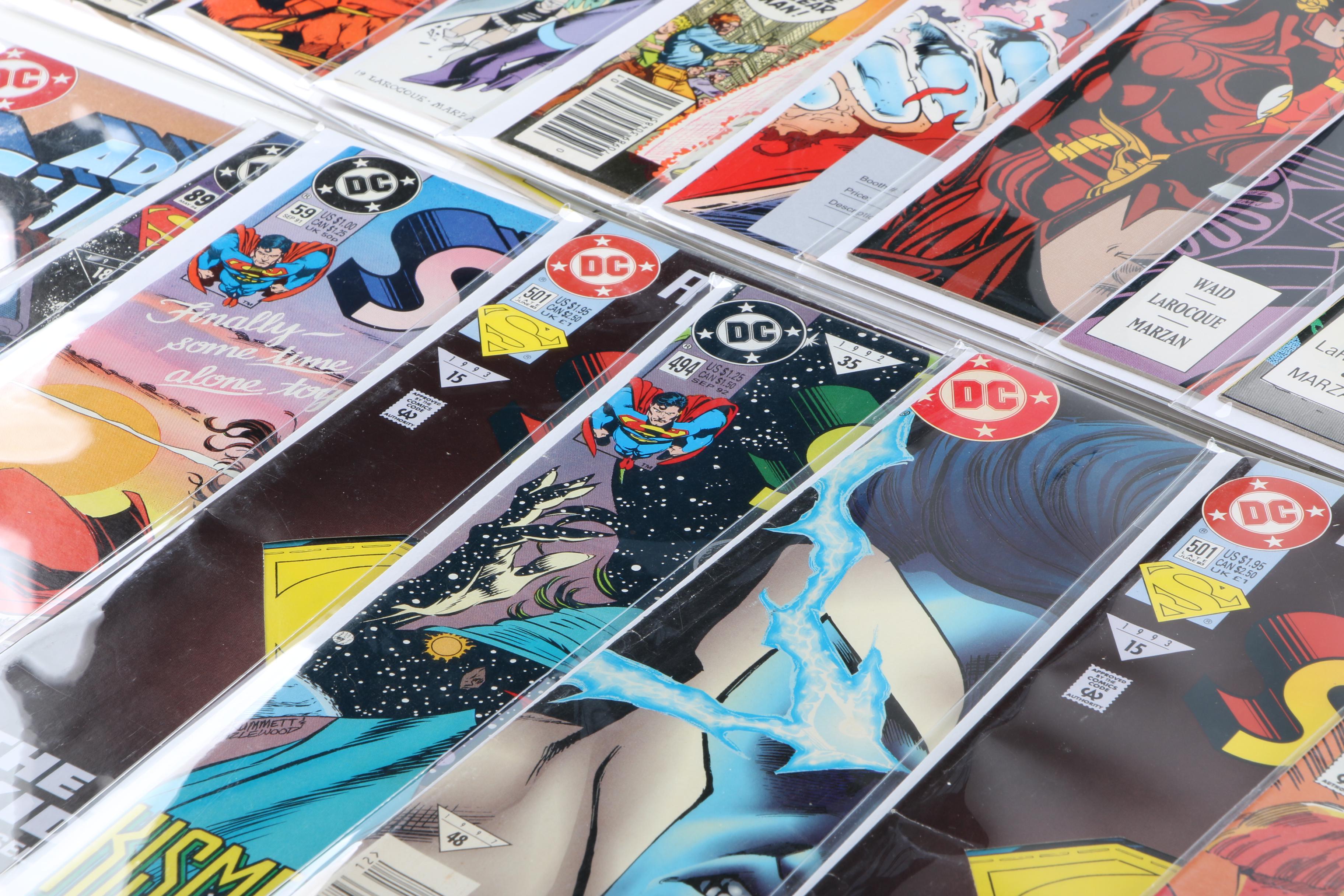 Modern Age DC Comic Books Including "The Flash" and "Batman"