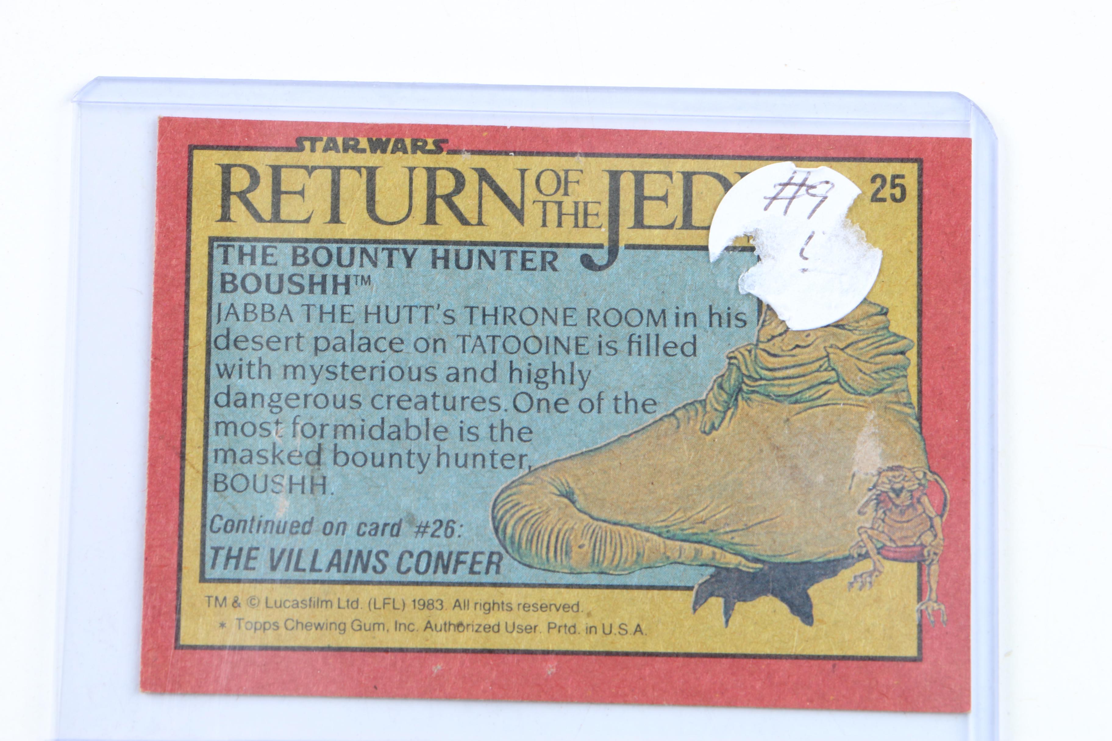 1980s Topps "Star Wars" Trading Cards