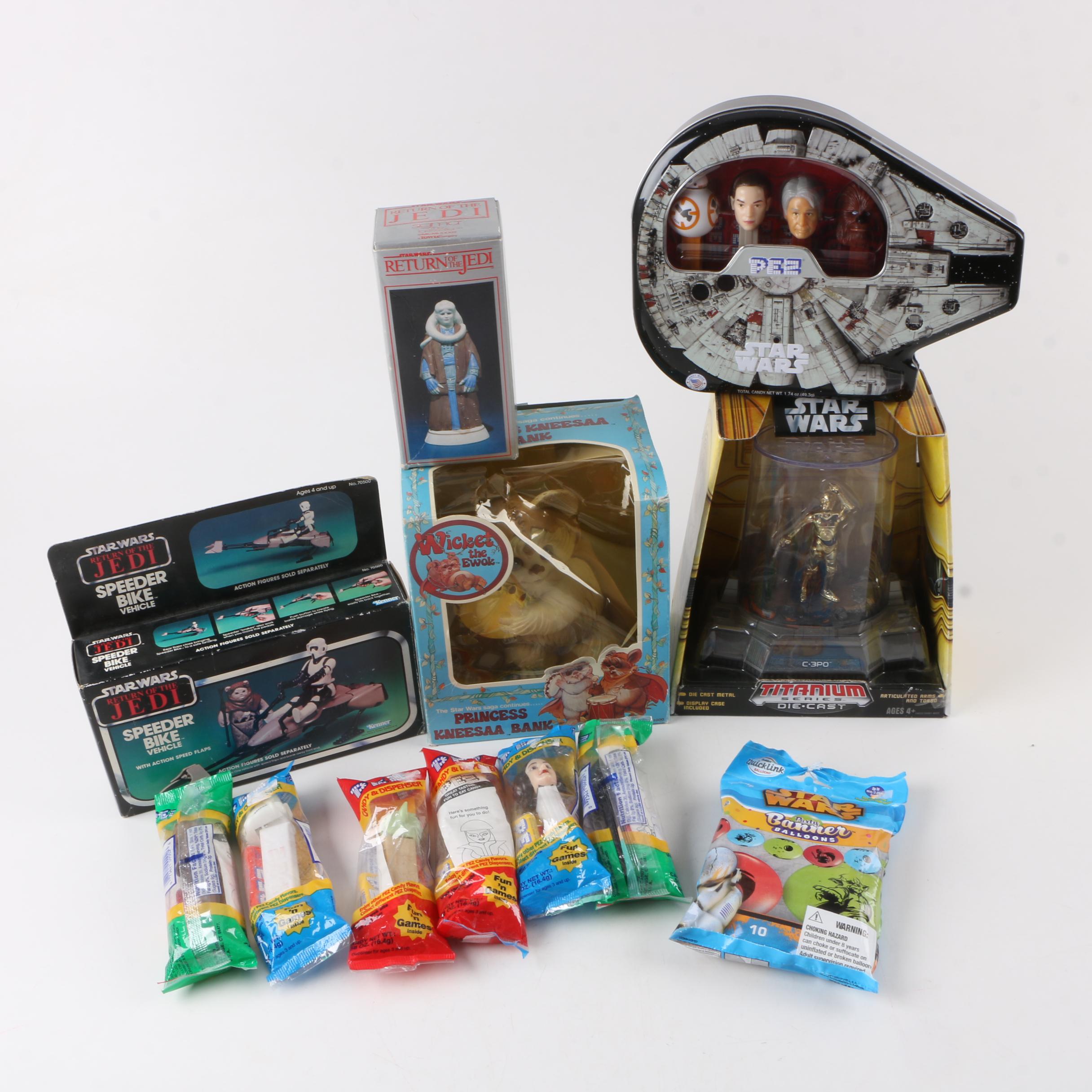 Kenner "Return of the Jedi" Speeder Bike and Other "Star Wars" Collectibles