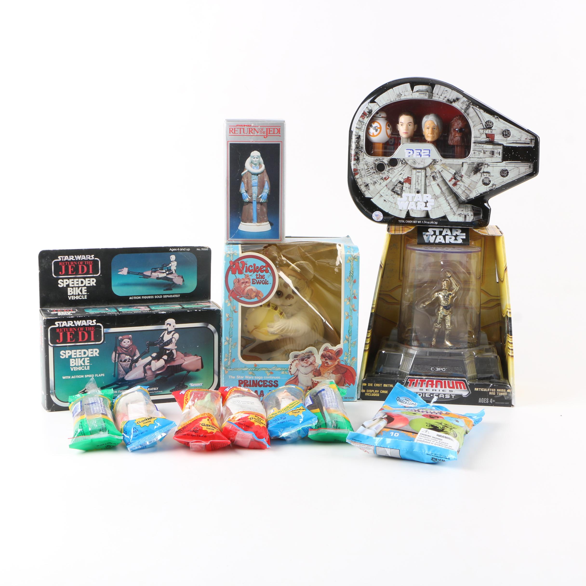 Kenner "Return of the Jedi" Speeder Bike and Other "Star Wars" Collectibles