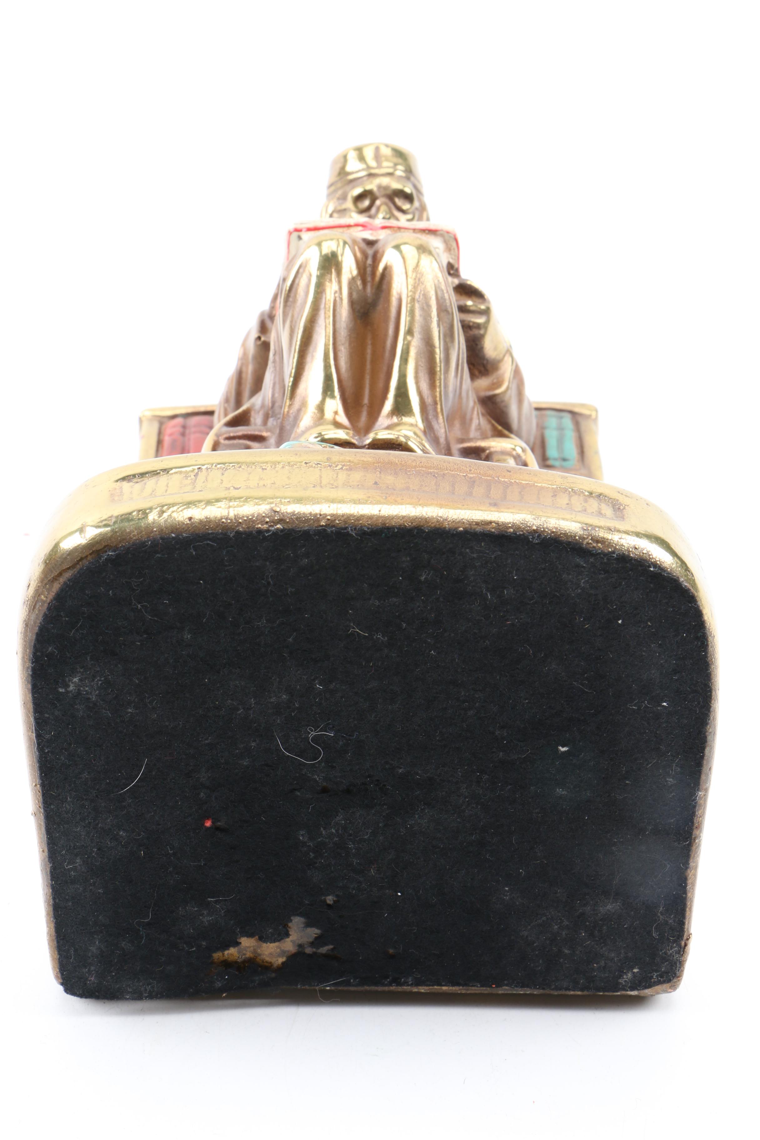 Vintage Marion Bronze style Librarian Bookends